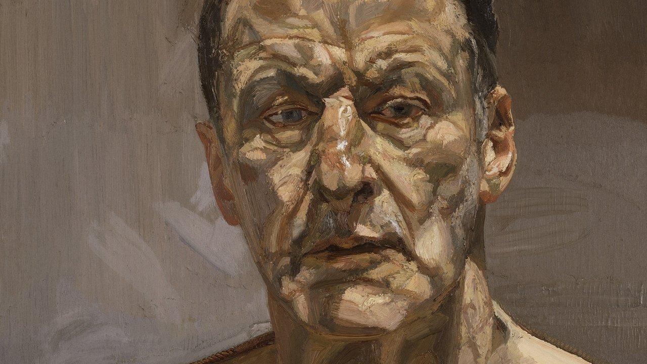 Backdrop for Lucian Freud: A Self Portrait