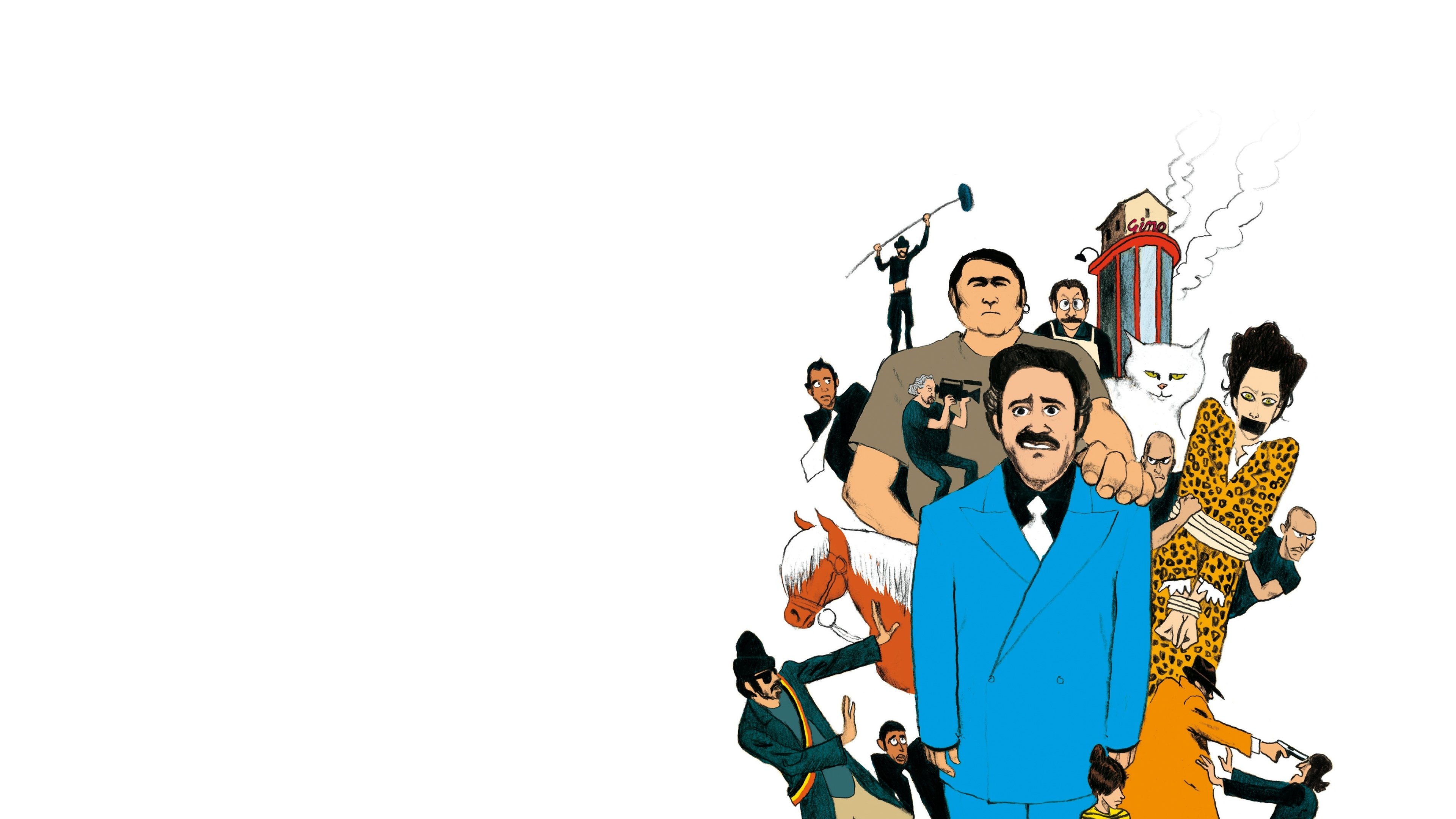 Backdrop for Chez Gino