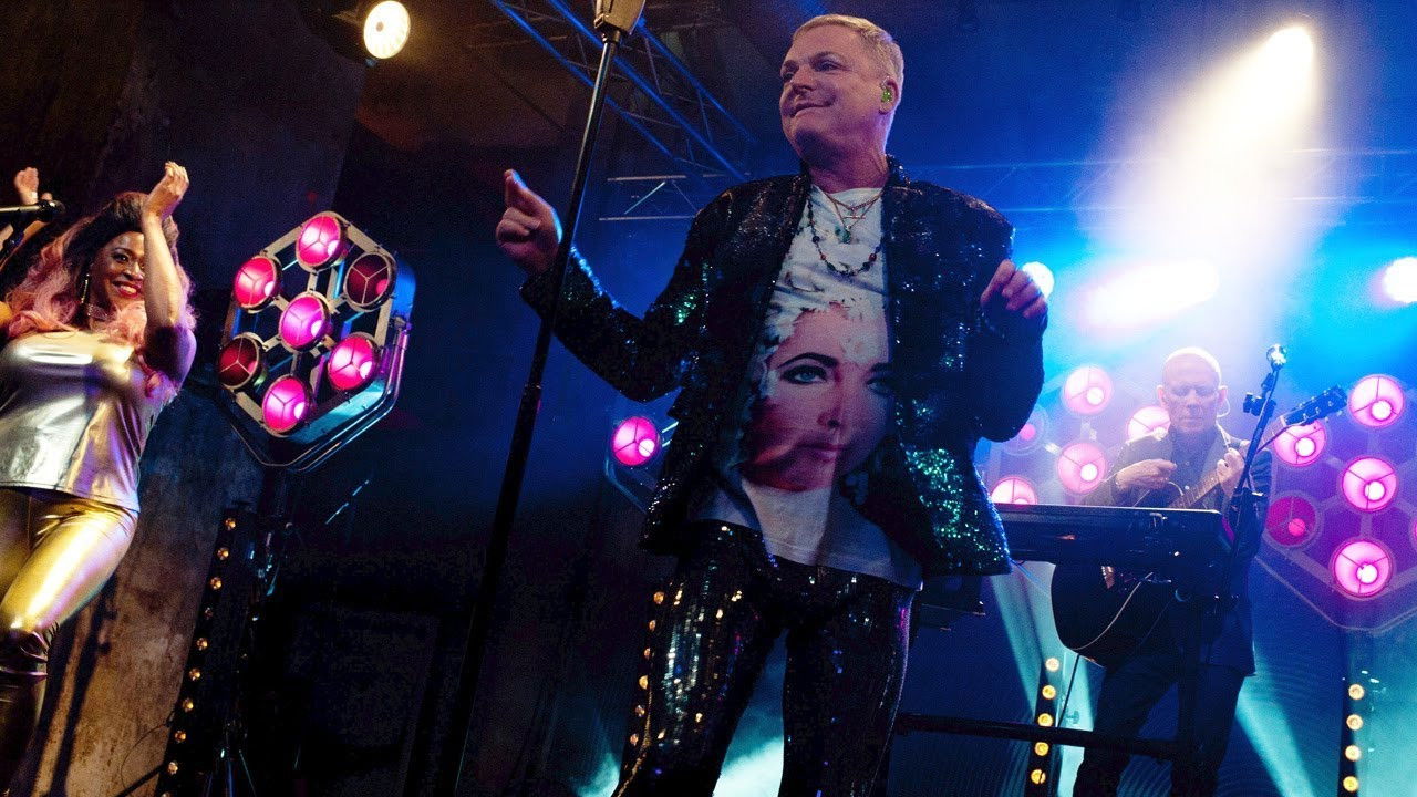 Backdrop for Erasure - Berlin Live