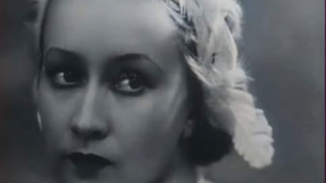 Backdrop for Nutcracker. Anniversary Evening of Ballet Legend Galina Ulanova