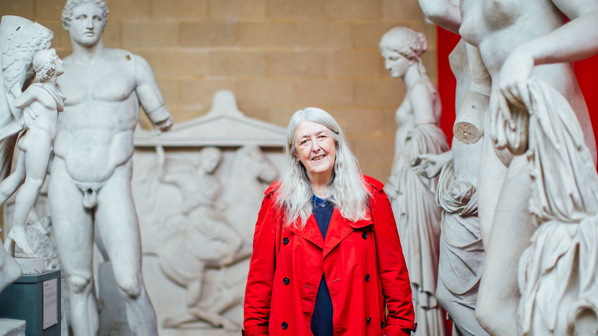 Backdrop for Mary Beard's Shock of the Nude