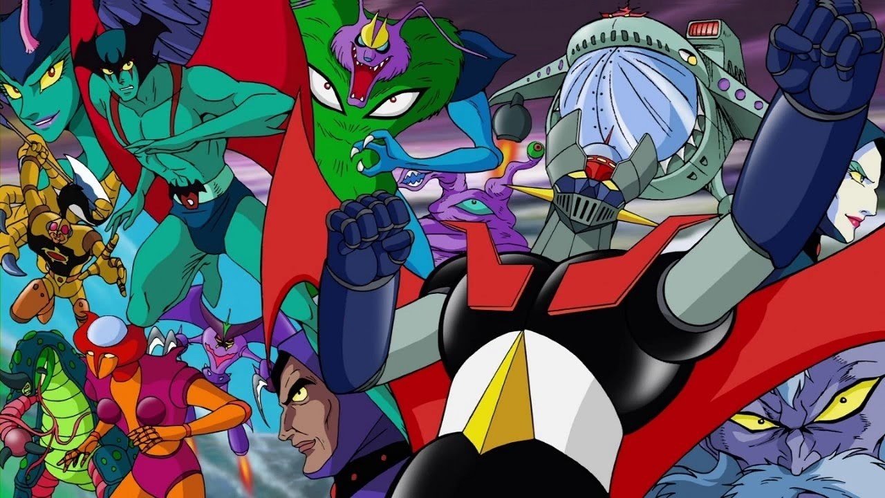 Backdrop for Mazinger Z vs. Devilman