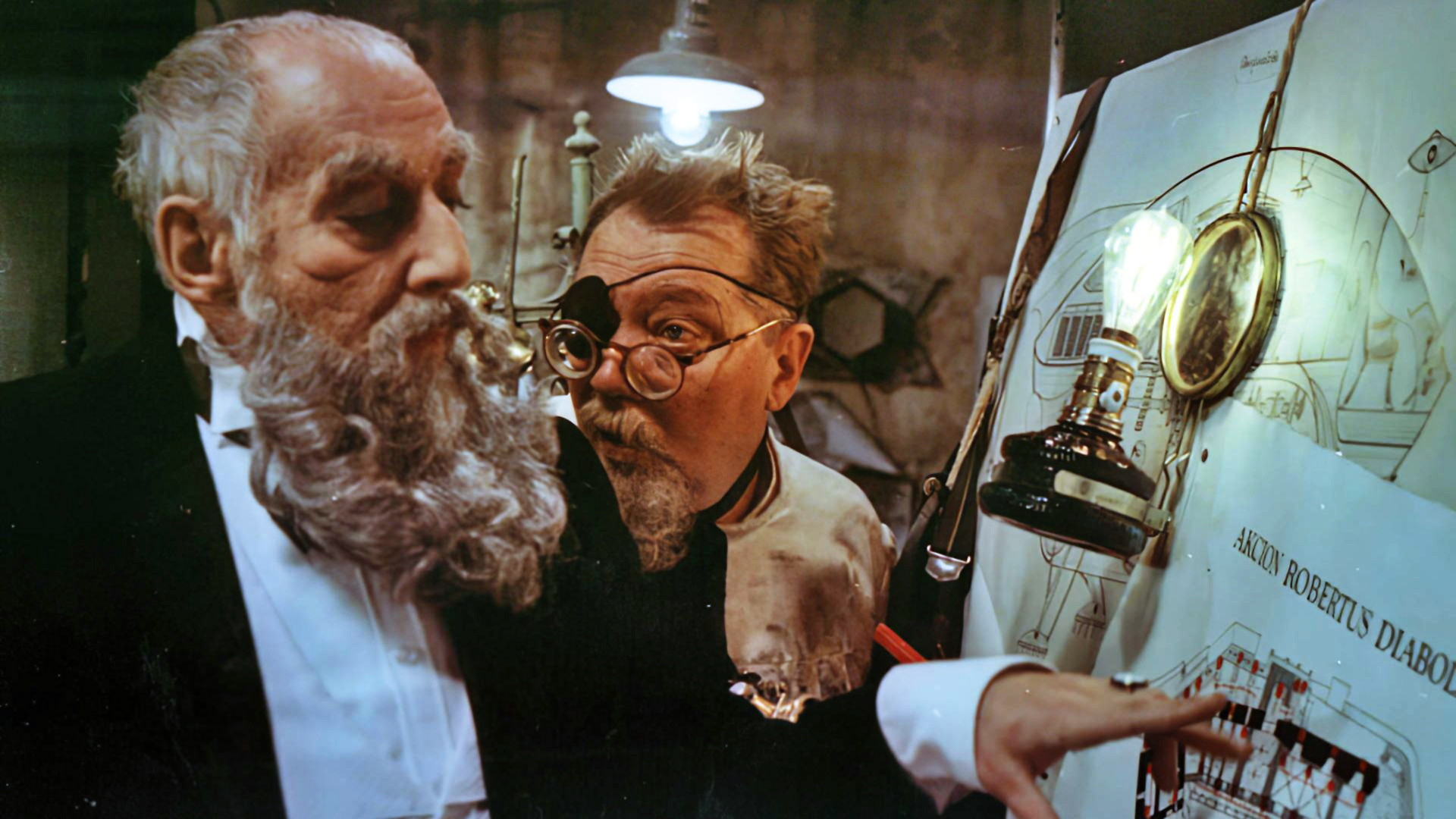 Backdrop for The Mysterious Castle in the Carpathians