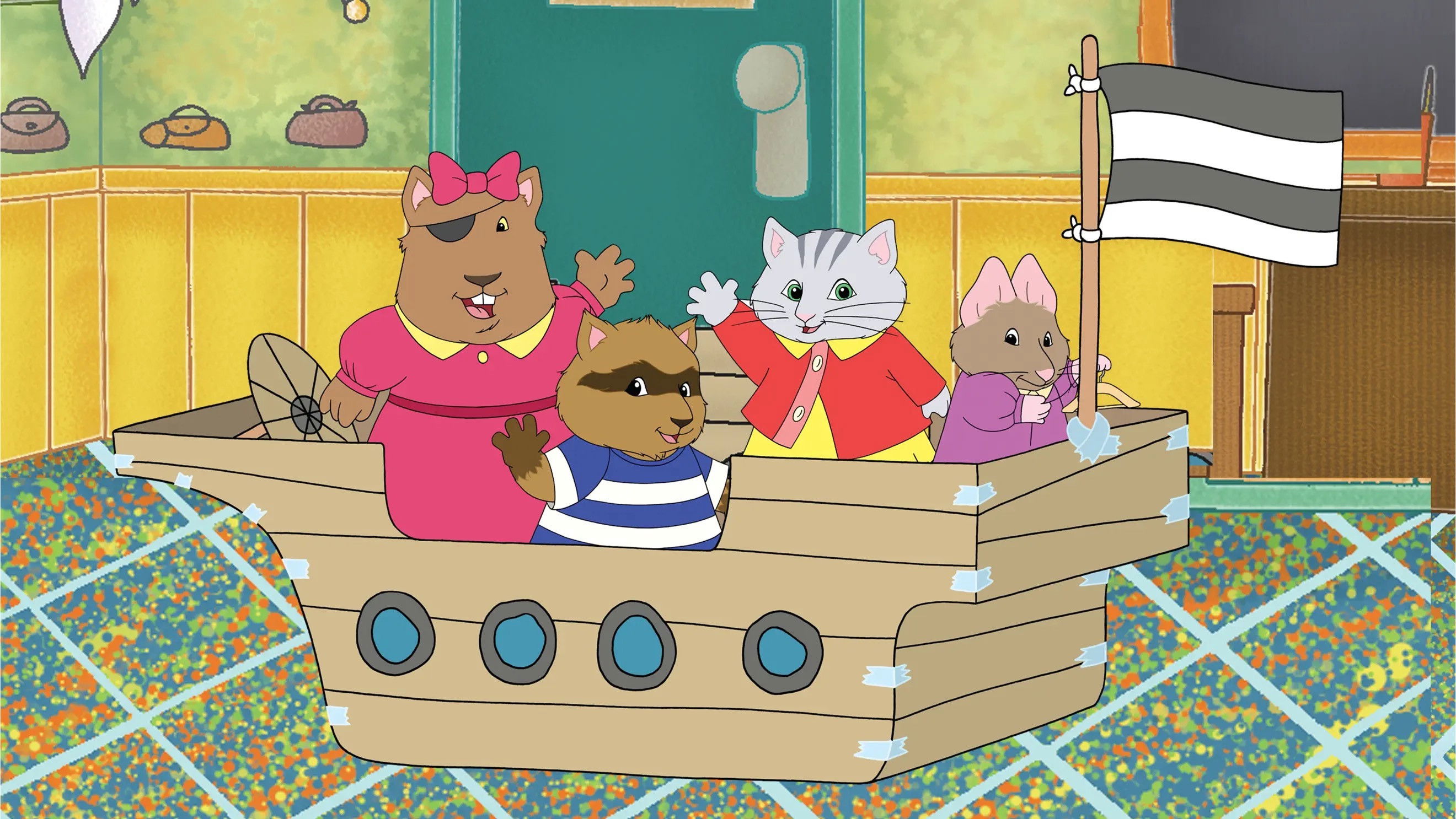 Backdrop for Timothy Goes to School