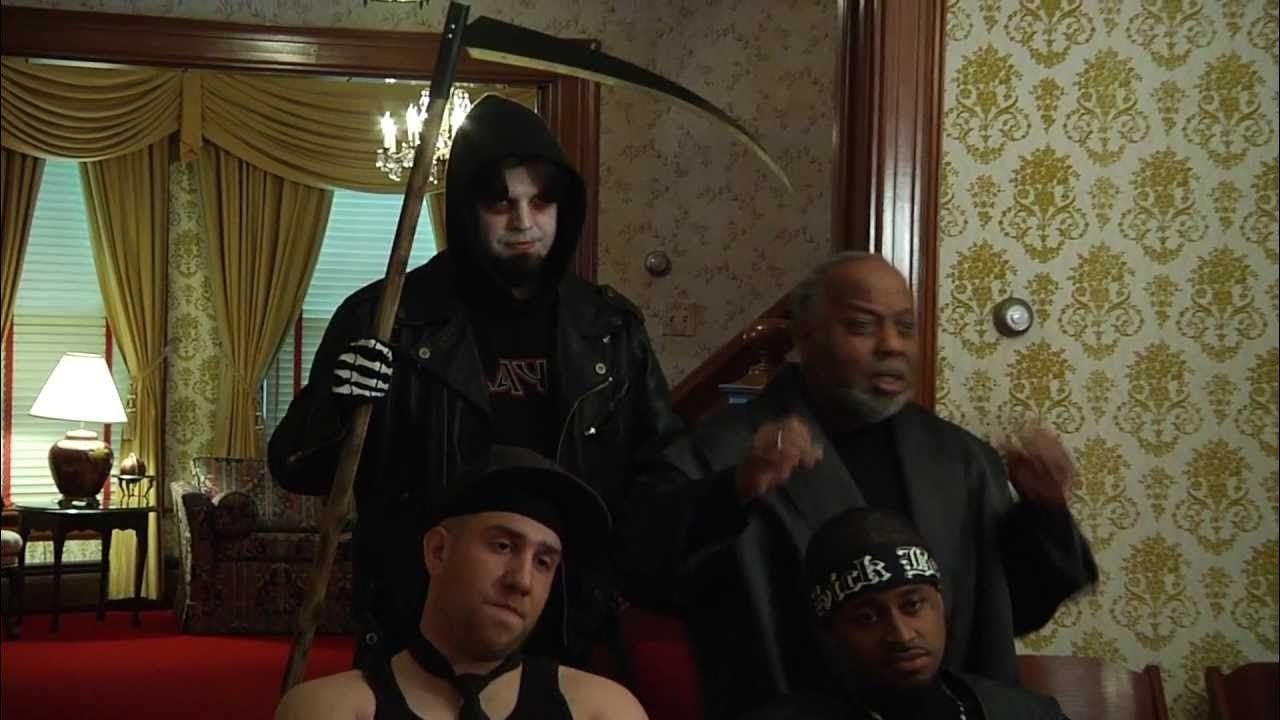 Backdrop for Scrooge in the Hood