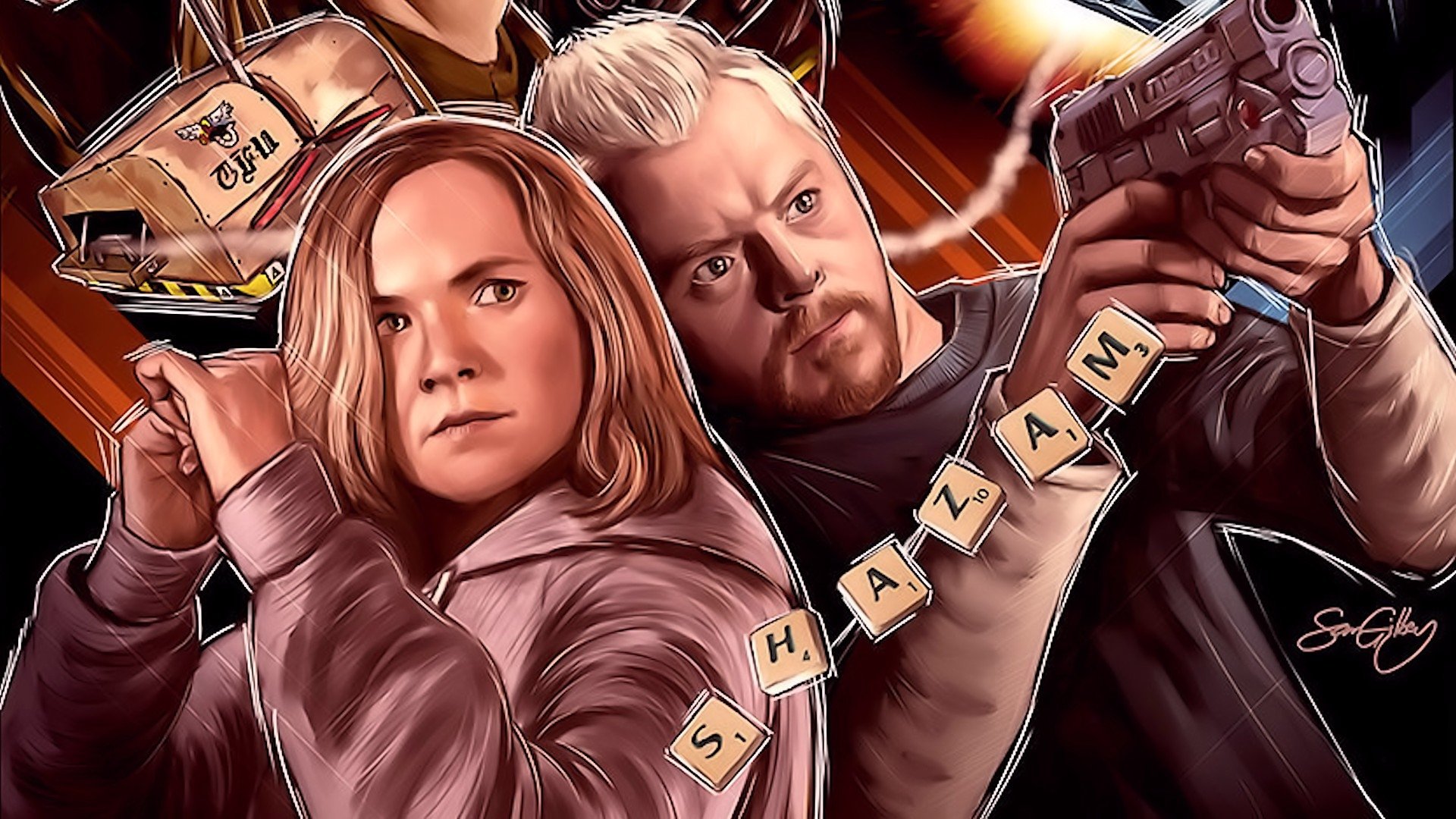 Backdrop for Spaced: Skip to the End