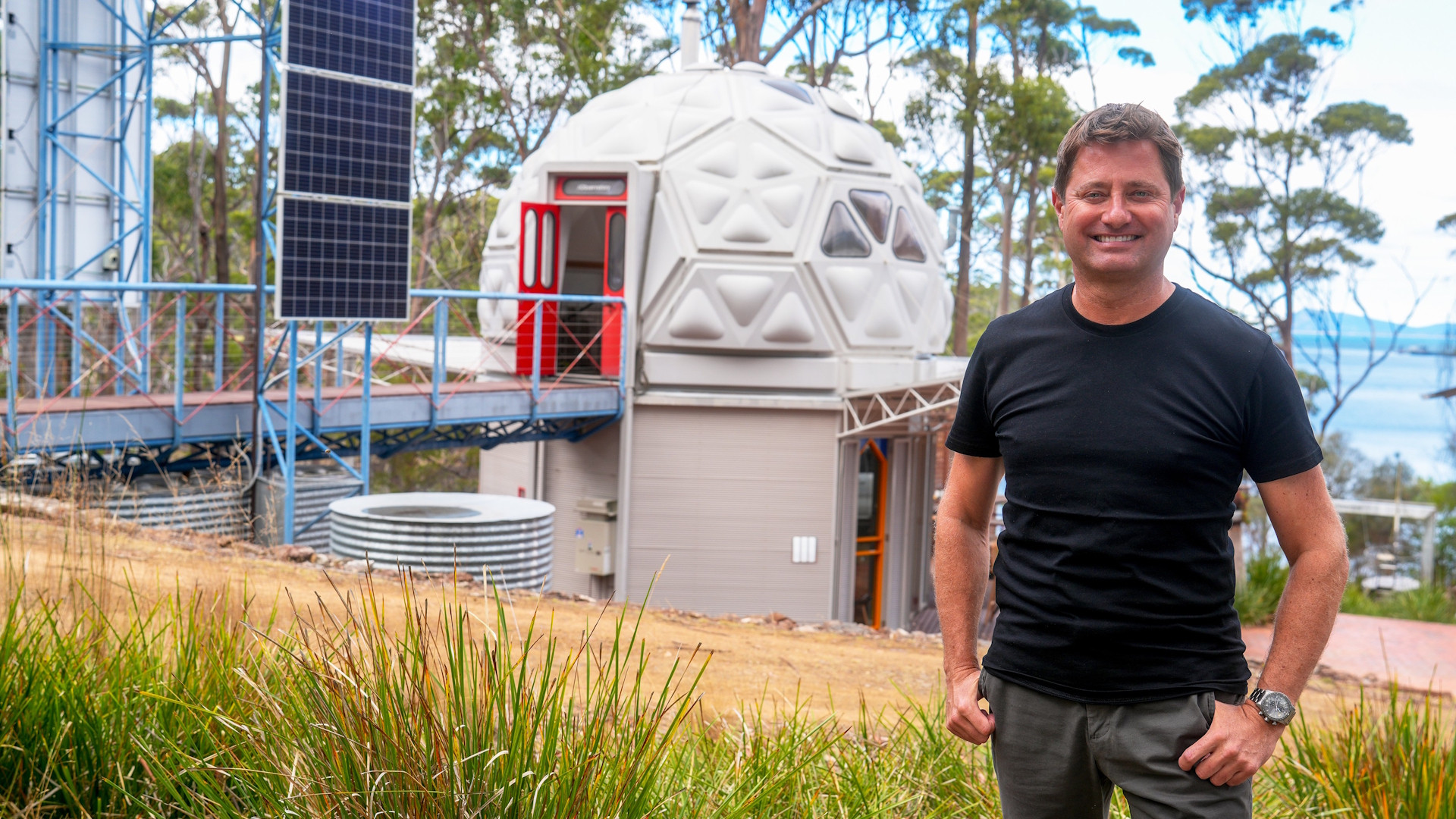 Backdrop for George Clarke’s Homes in the Wild