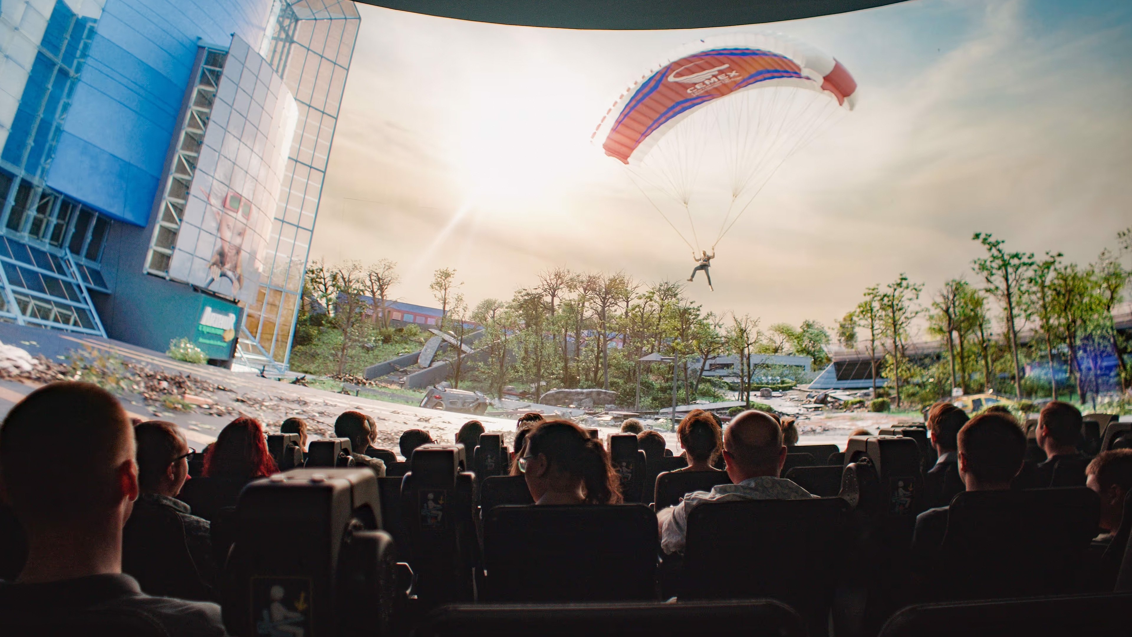 Backdrop for Tornado Chasers