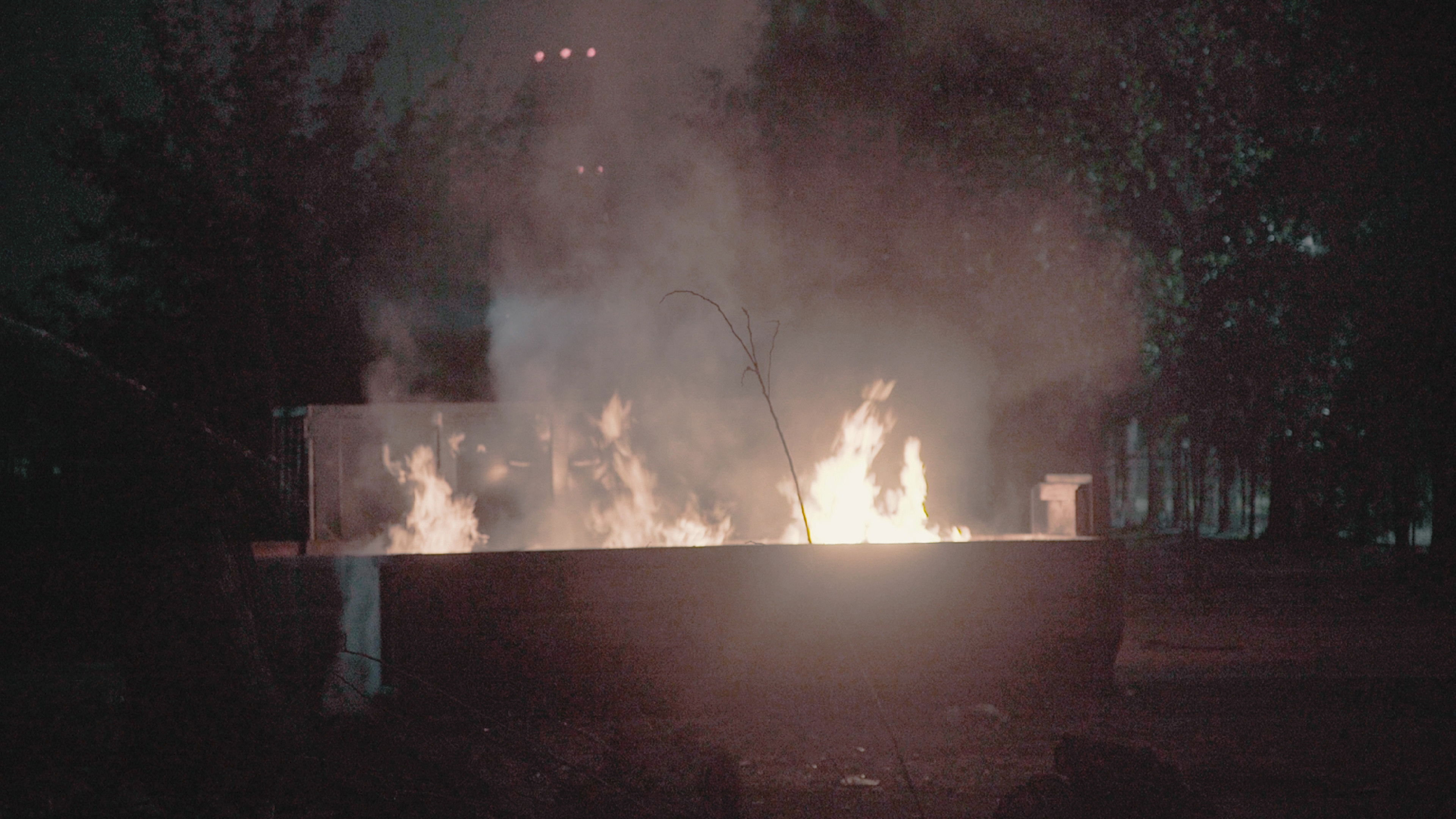 Backdrop for Quien dice patria dice muerte