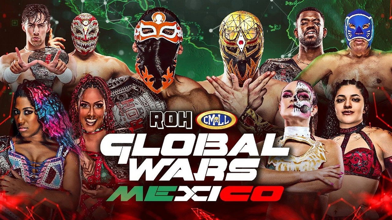 Backdrop for ROH/CMLL Global Wars Mexico