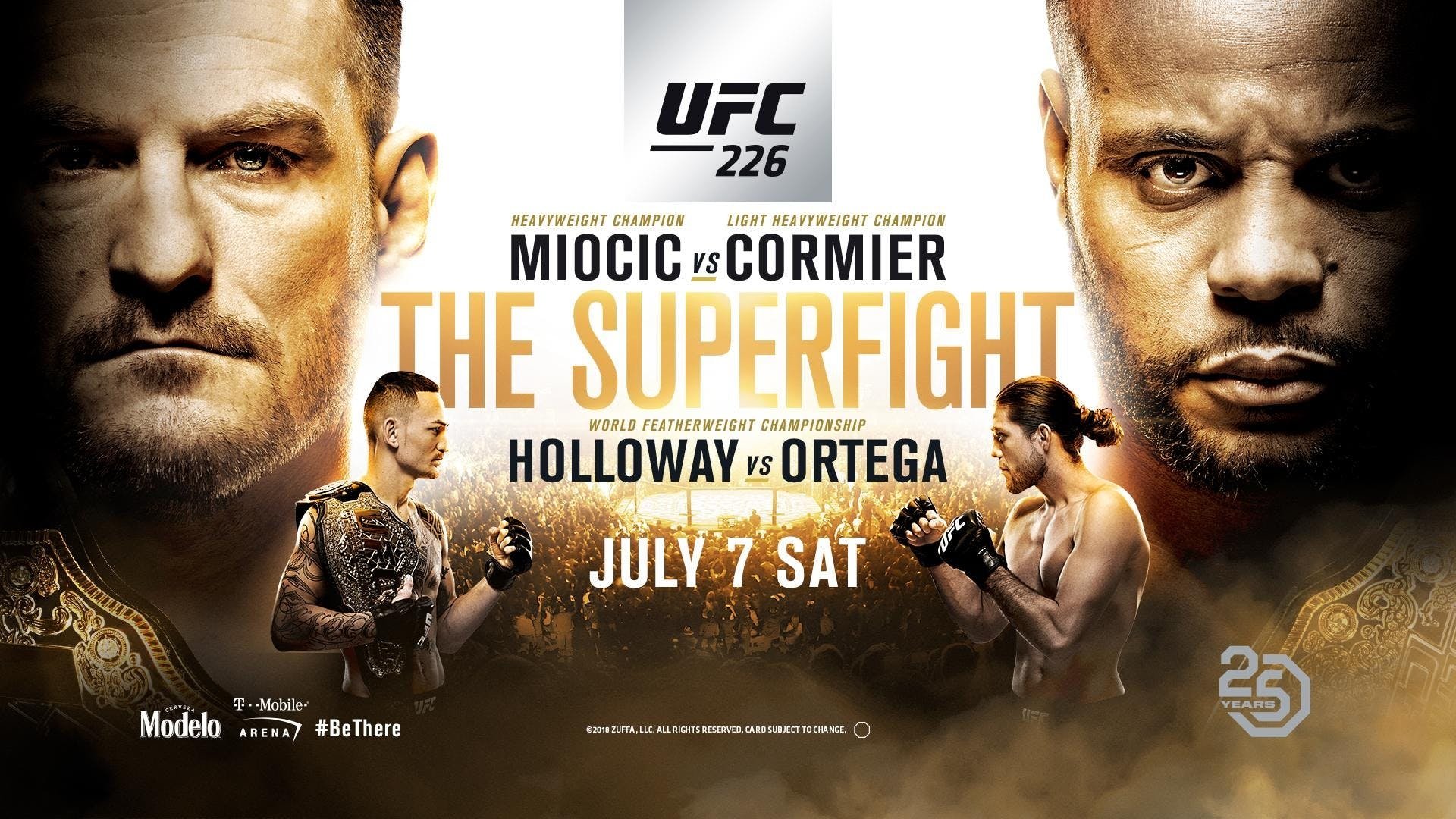 Backdrop for UFC 226: Miocic vs. Cormier