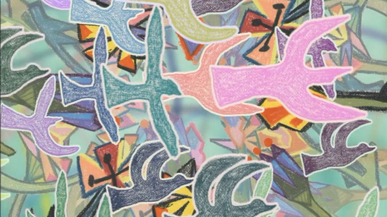 Backdrop for The Mother Who Became a Kite