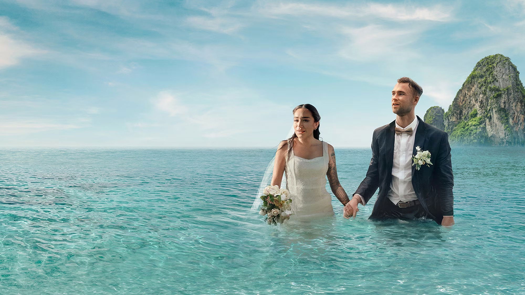 Backdrop for Stranded on Honeymoon Island Sverige