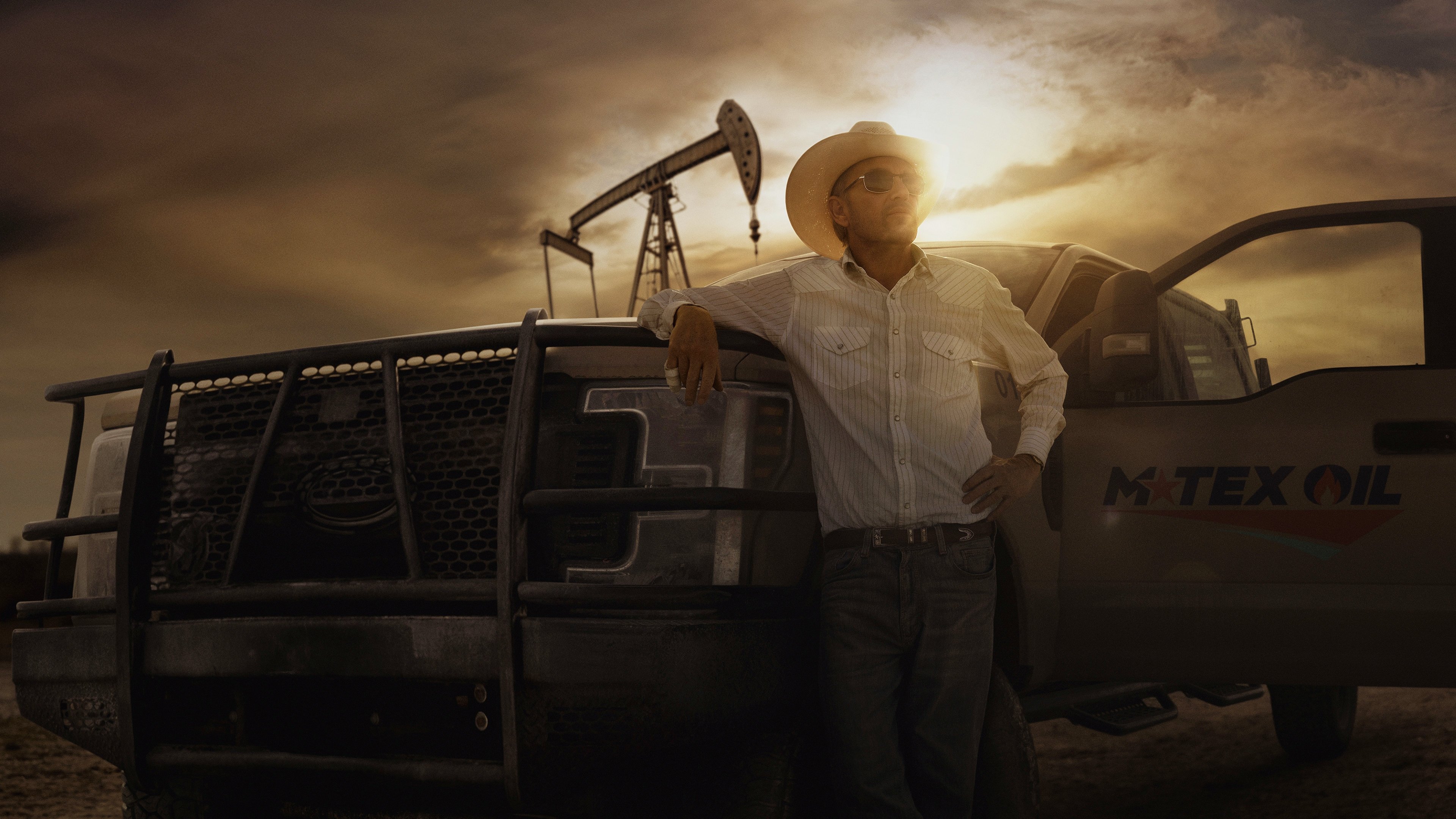 Backdrop for Landman