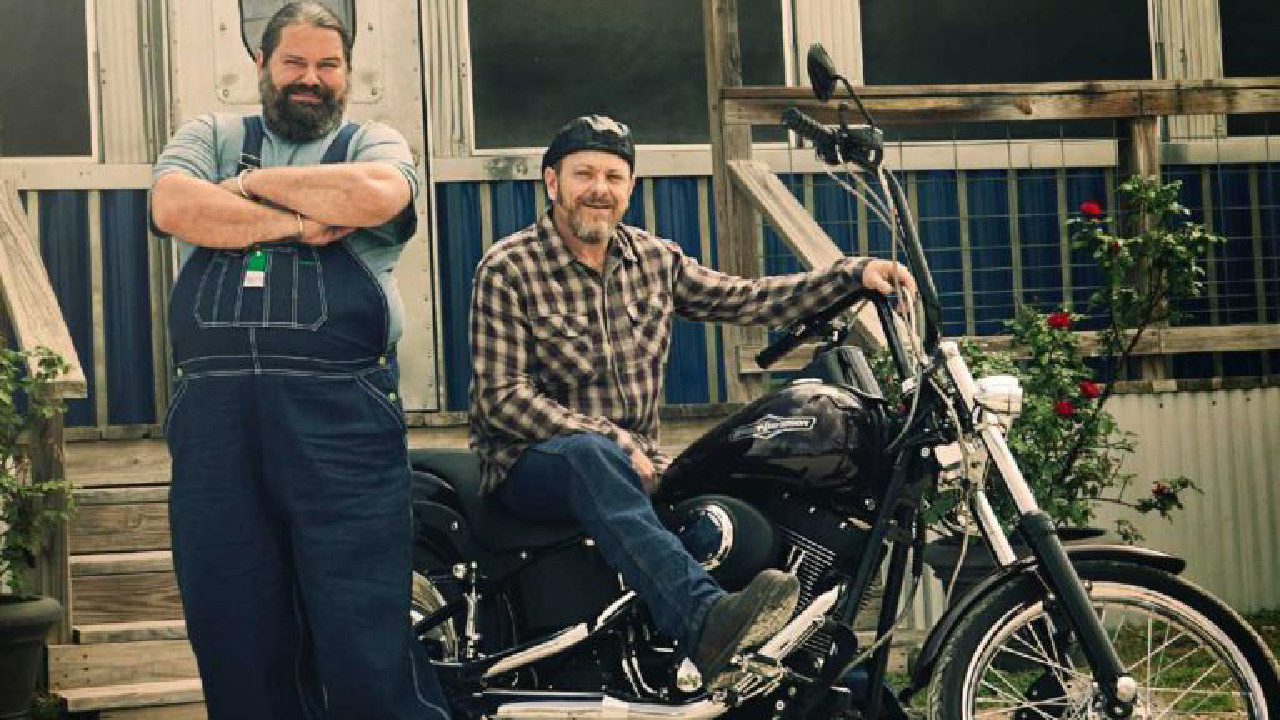 Backdrop for Hairy Bikers