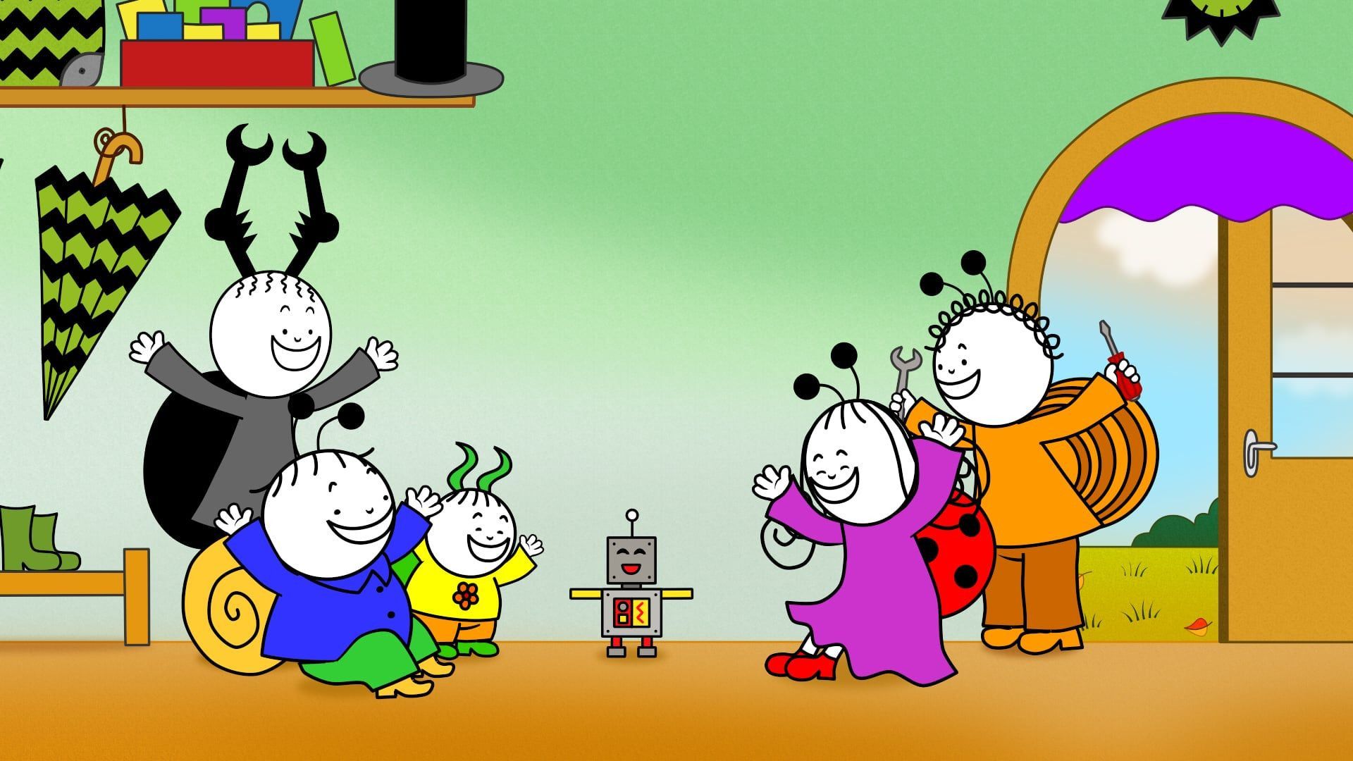 Backdrop for Bogyó és Babóca 4. - Tündérkártyák