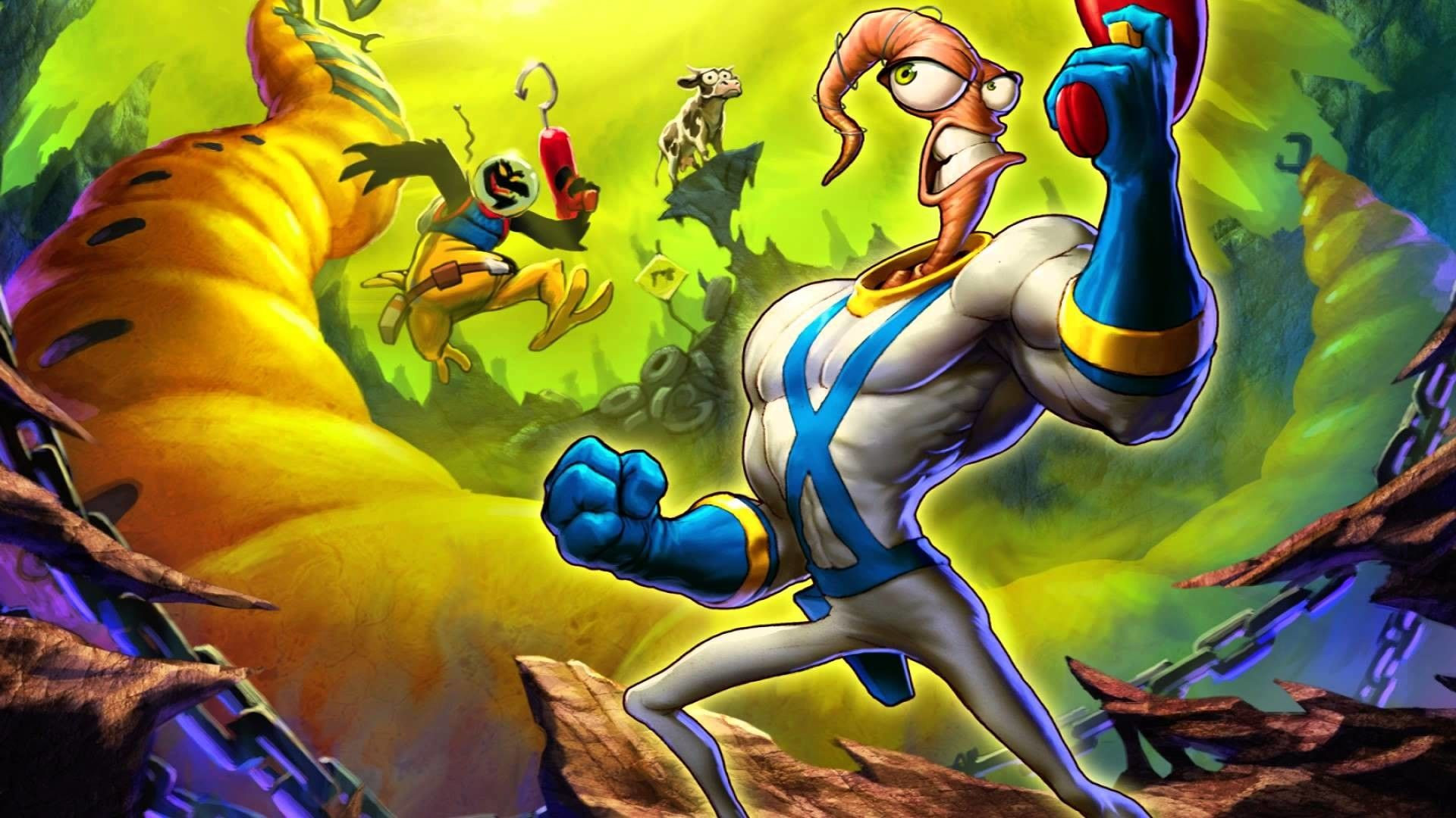 Backdrop for Earthworm Jim