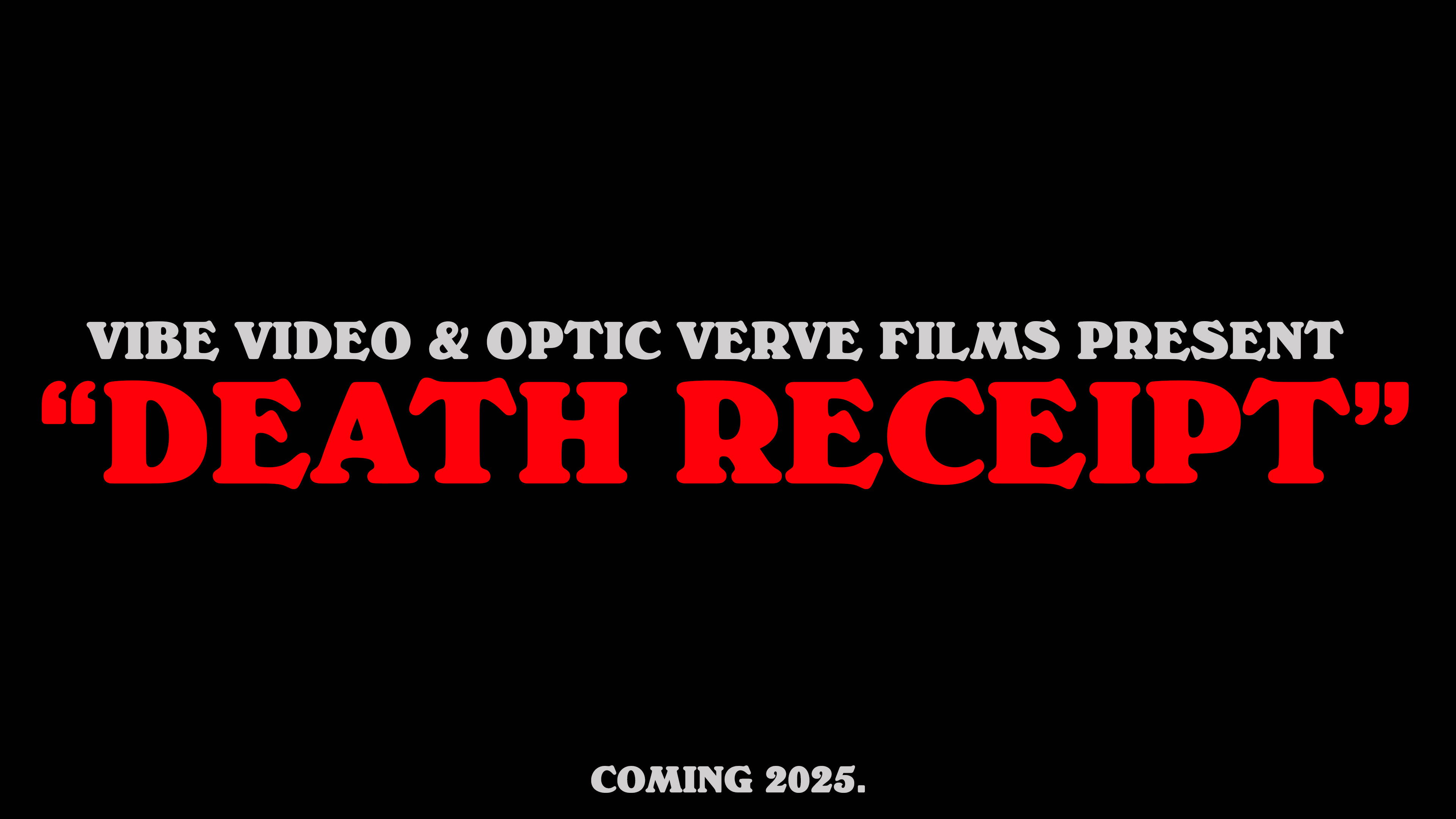 Backdrop for Death Receipt