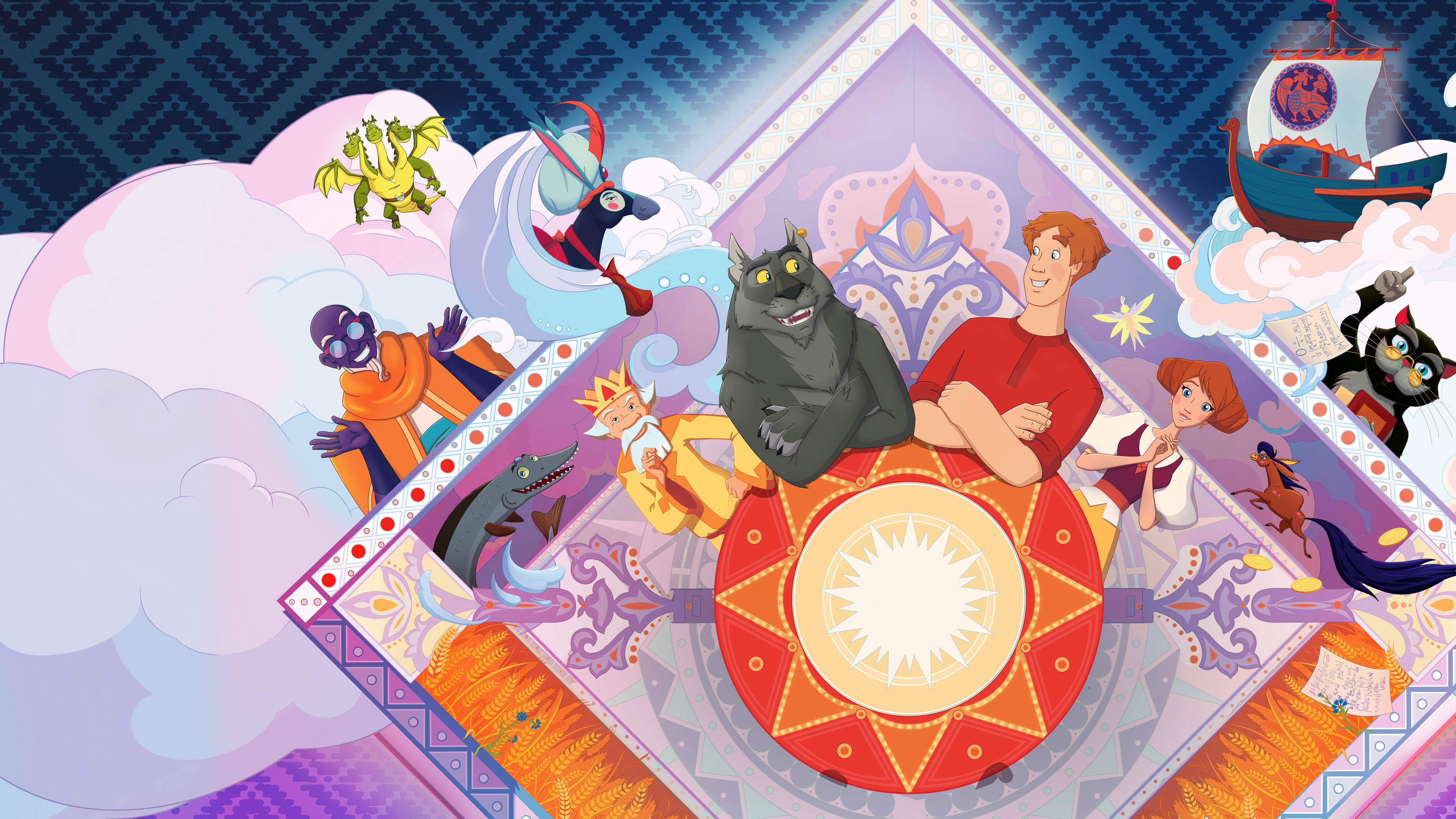 Backdrop for Ivan Tsarevich & the Grey Wolf 6