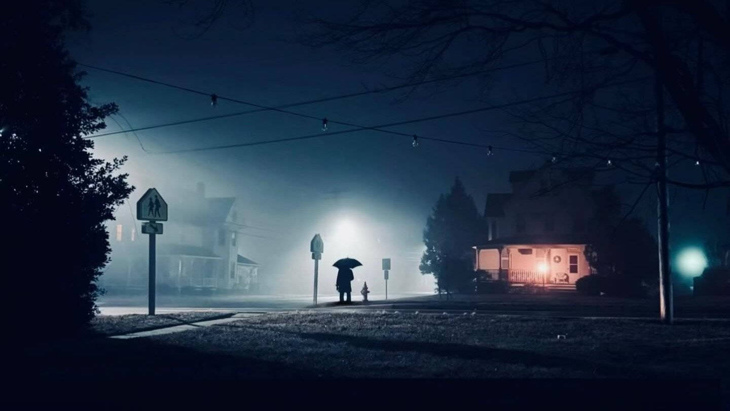 Backdrop for The Man with the Black Umbrella