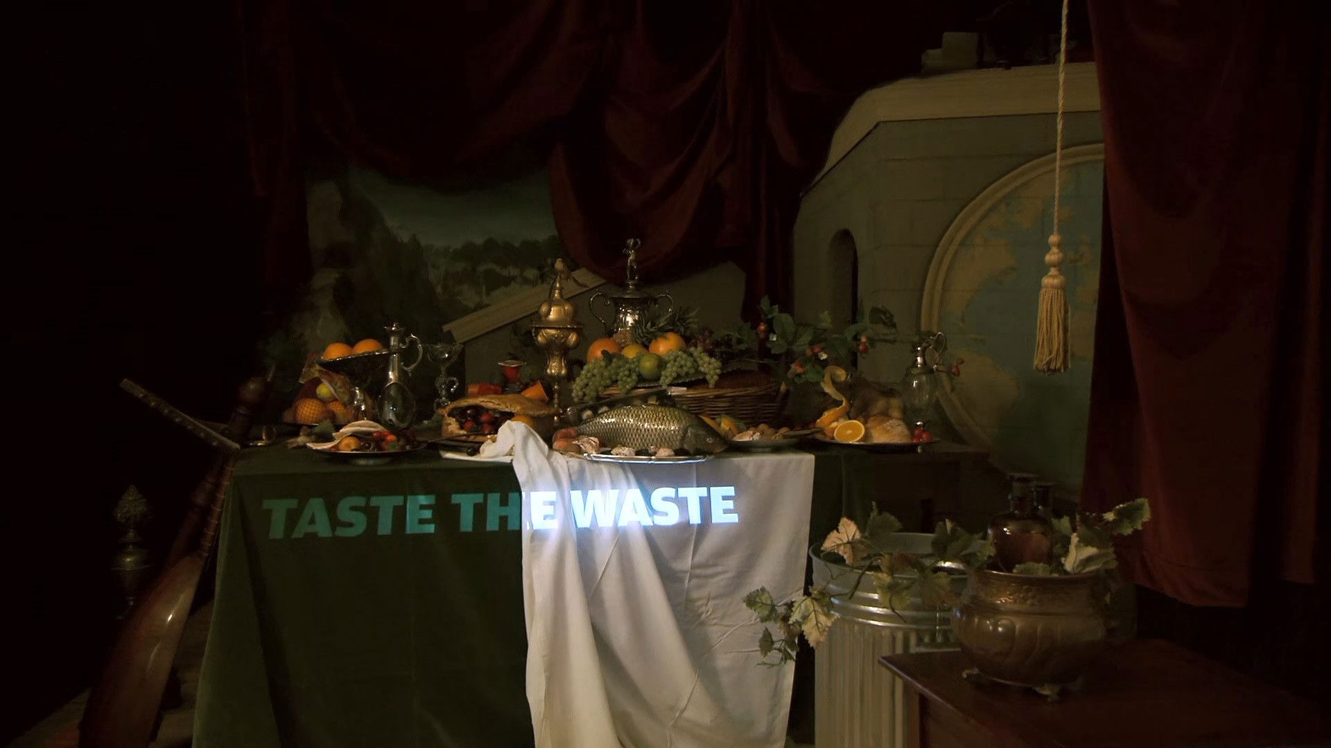 Backdrop for Taste the Waste