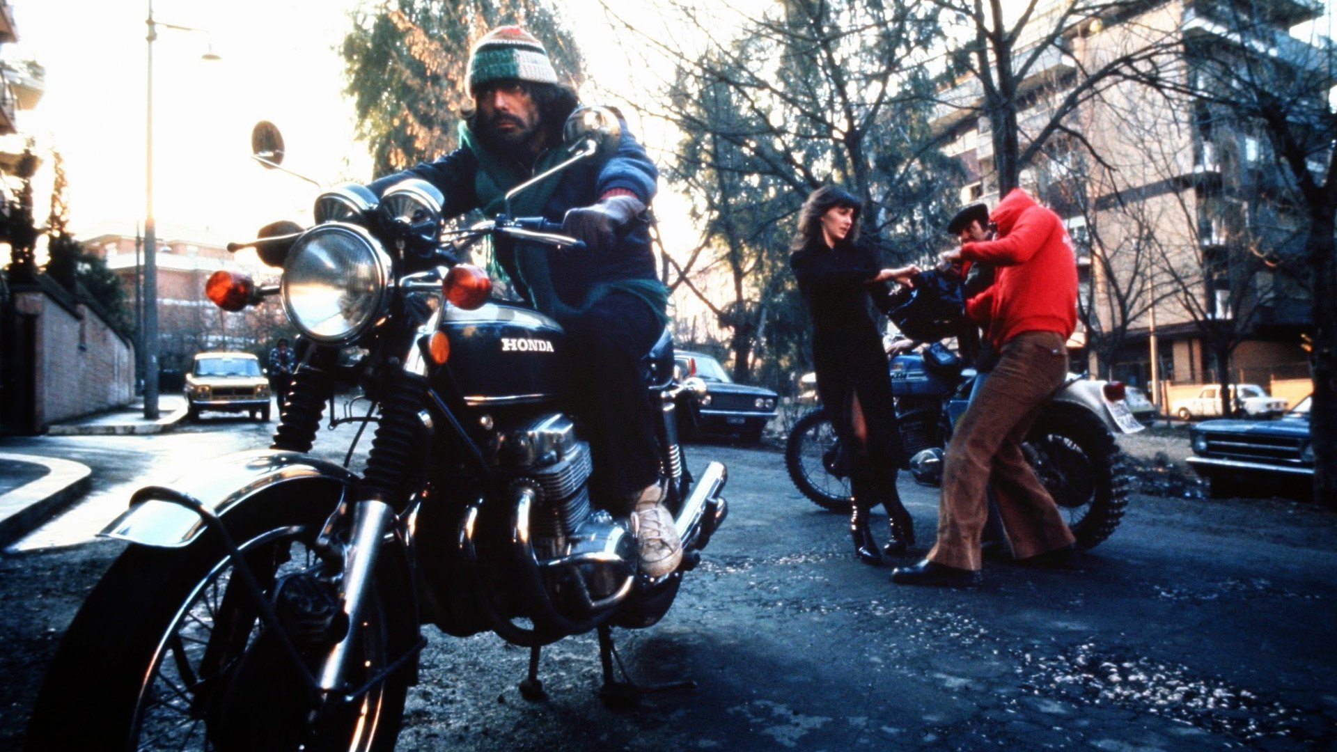 Backdrop for The Cop in Blue Jeans