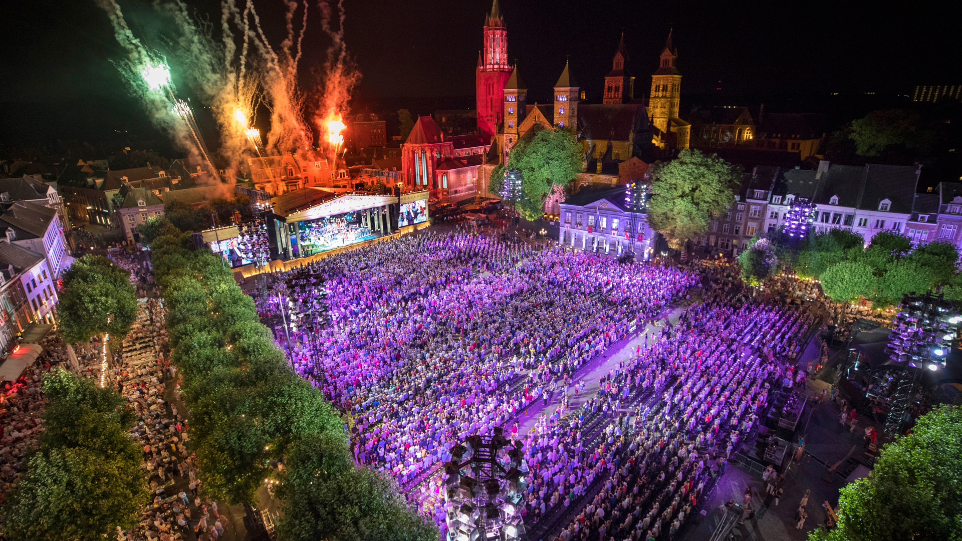 Backdrop for André Rieu's 2018 Maastricht Concert