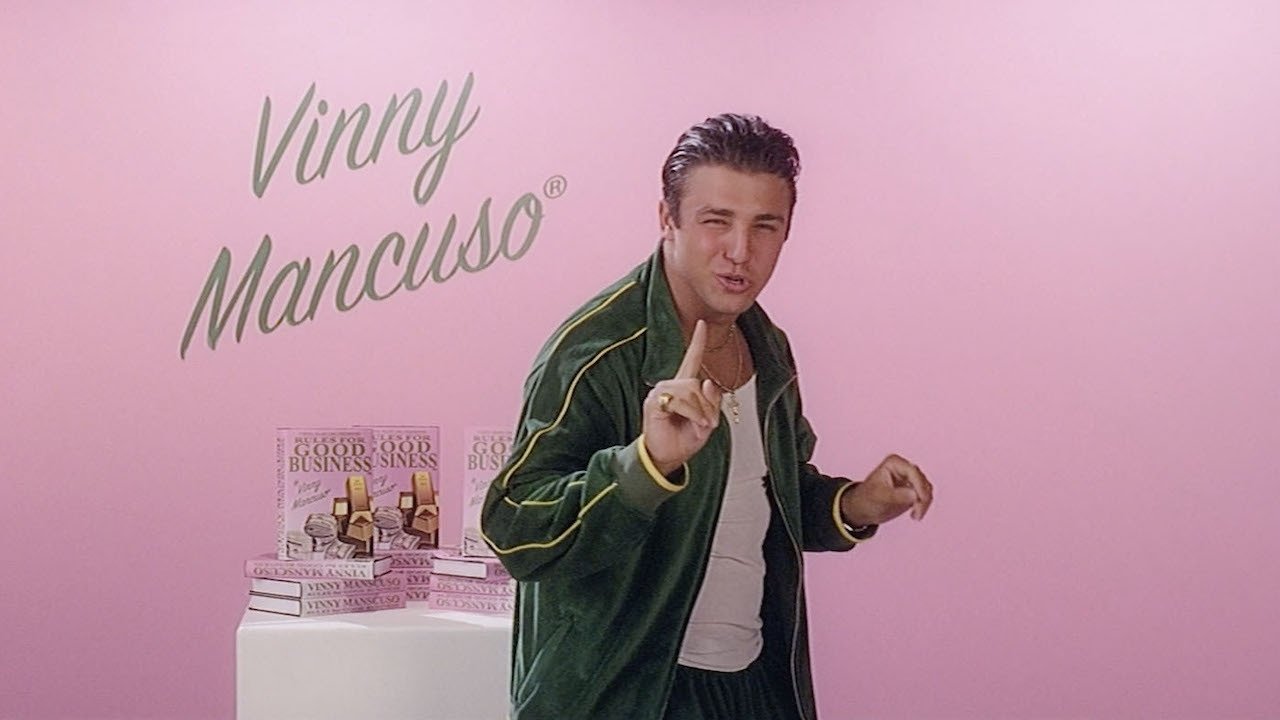 Backdrop for Vinny Mancuso's Rules for Good Business