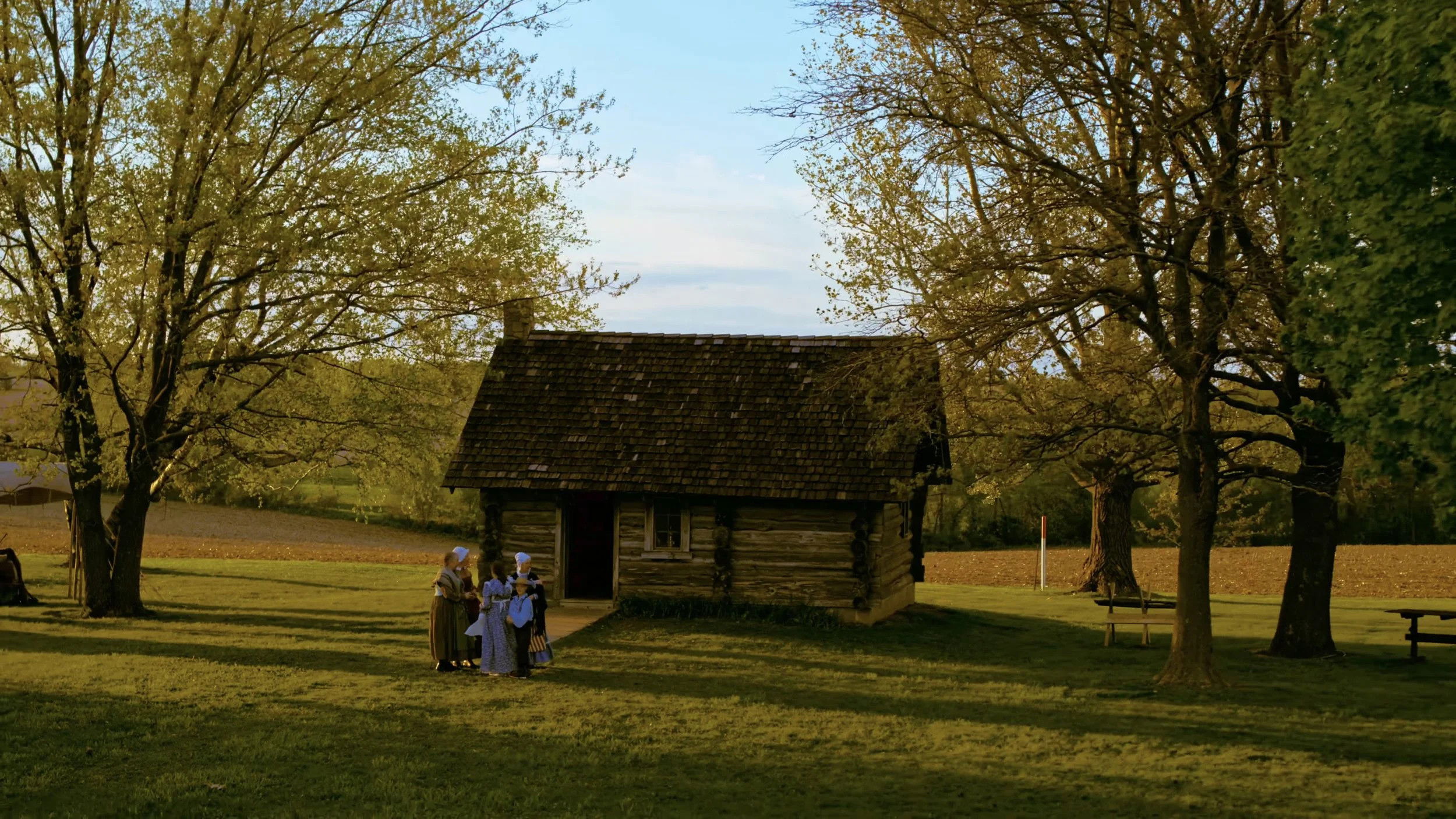 Backdrop for Little House Homecoming