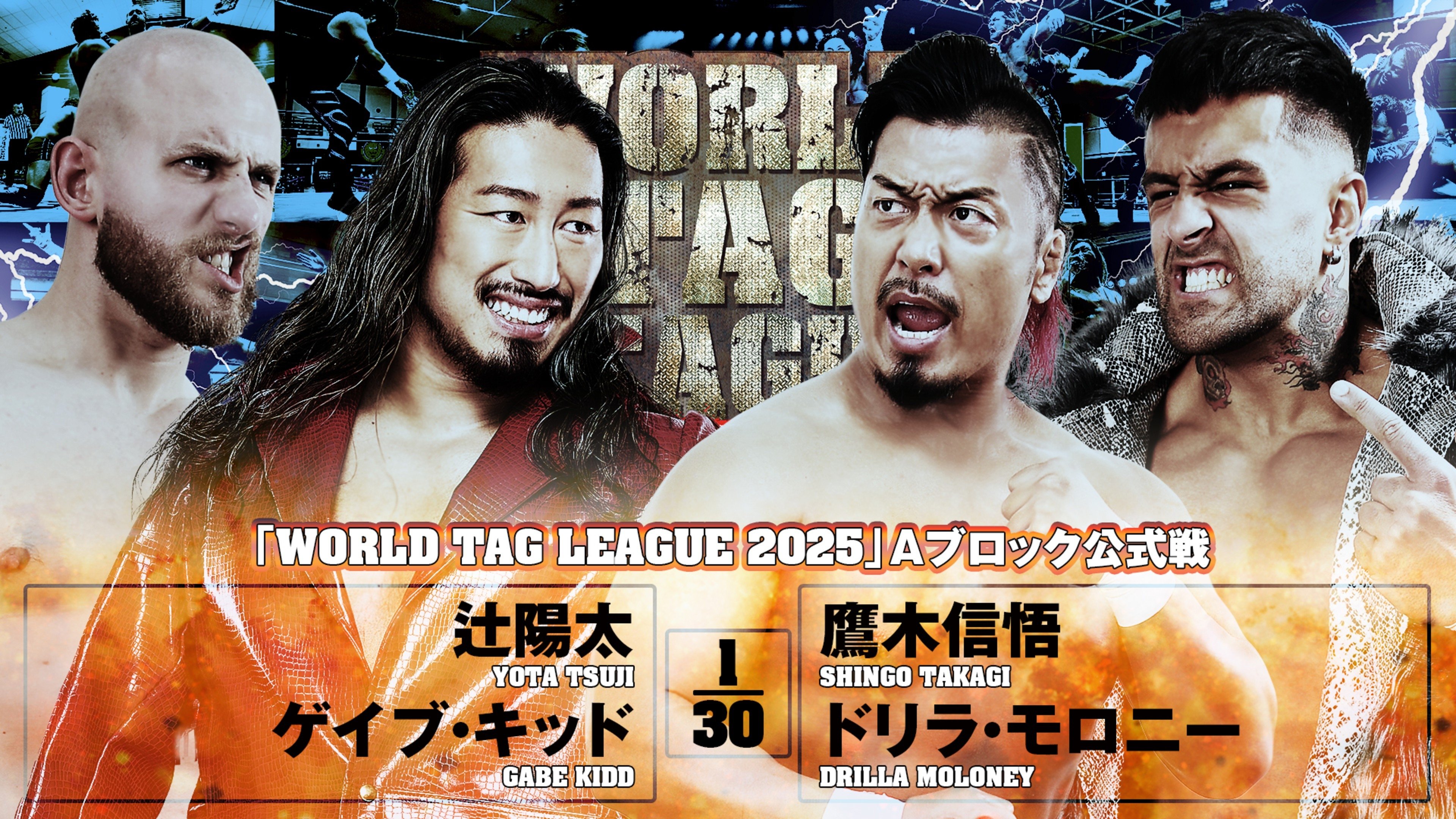 Backdrop for NJPW World Tag League 2025 - Day 1