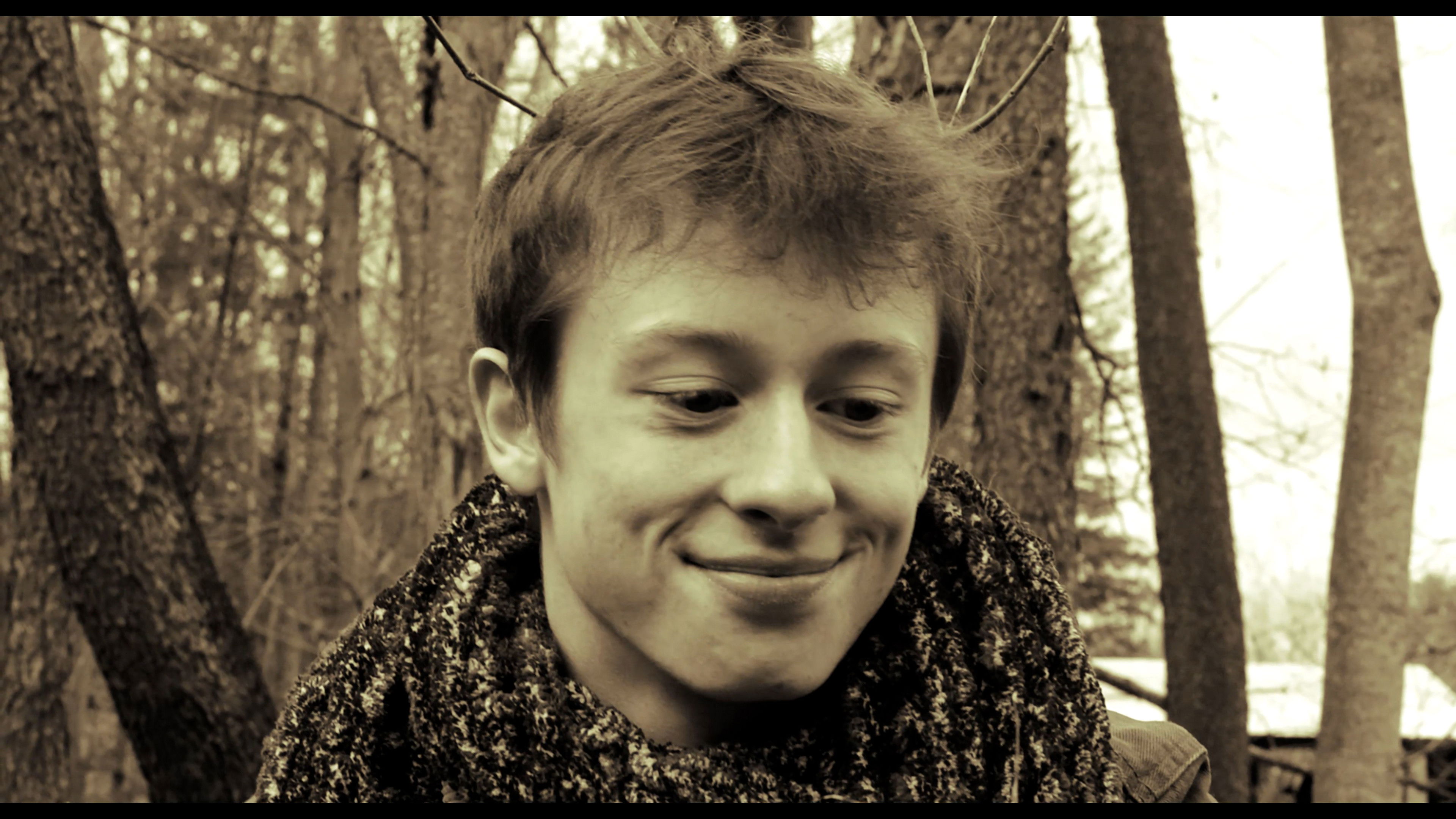 Backdrop for A Man Split in Two