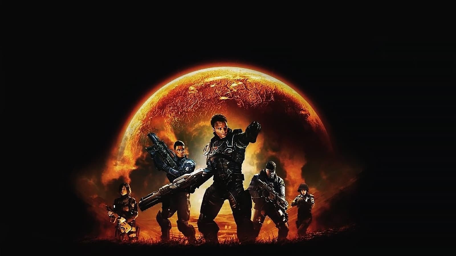 Backdrop for Screamers: The Hunting