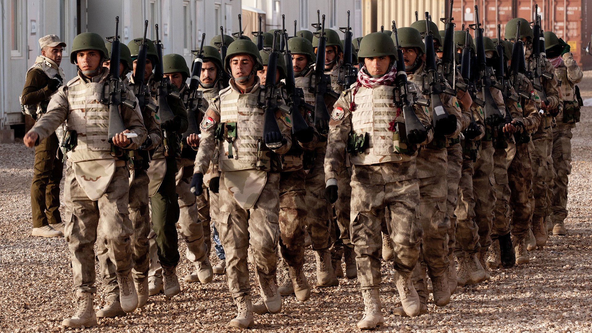 Backdrop for Army: Behind the New Frontlines