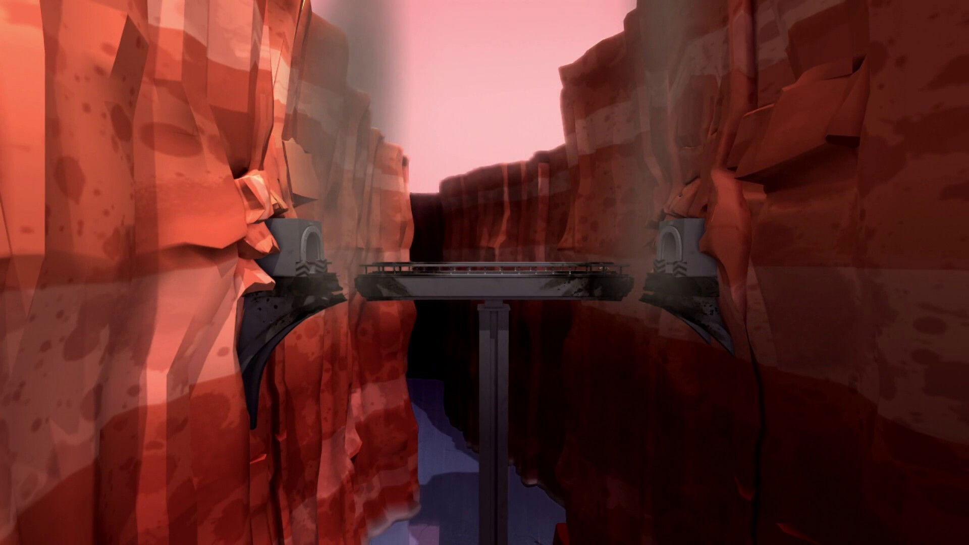 Backdrop for Heartbreak Bridge