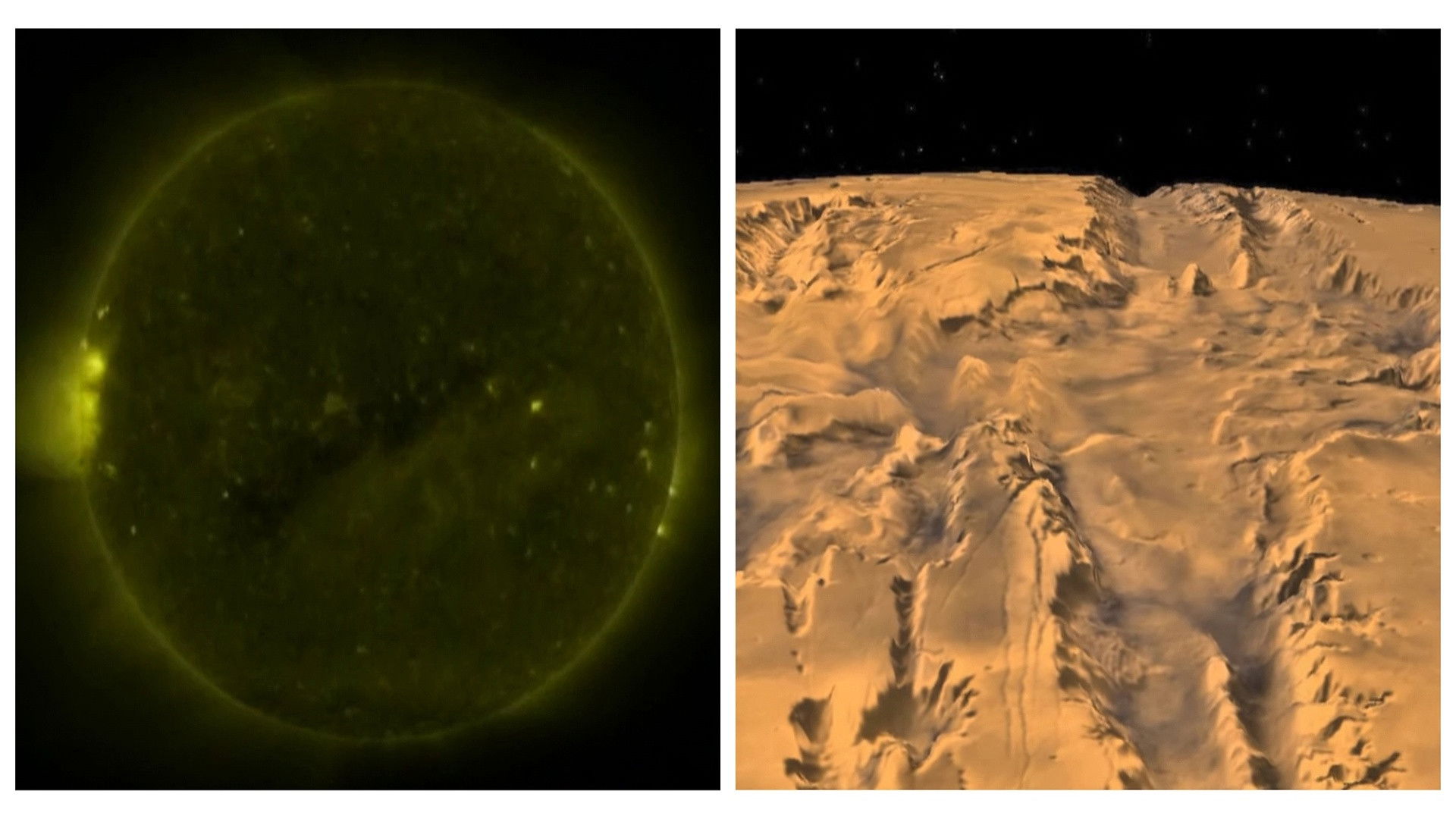 Backdrop for Sun 3D / Mars 3D