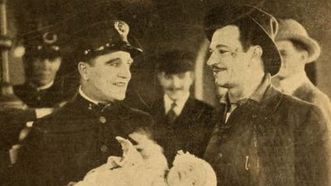 Backdrop for The Policeman and the Baby