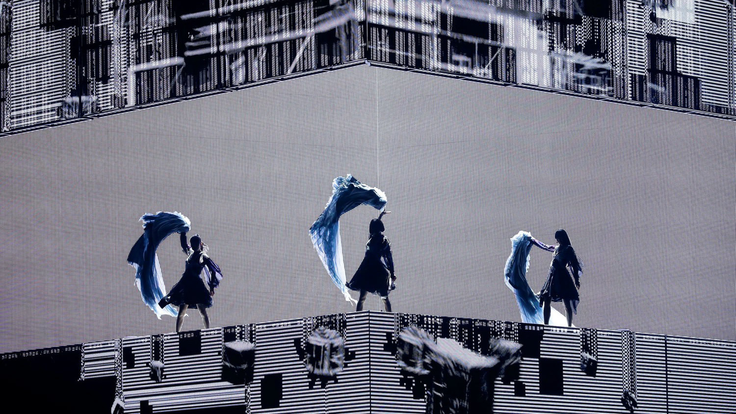 Backdrop for Perfume 8th Tour 2020 “P Cubed” in Dome