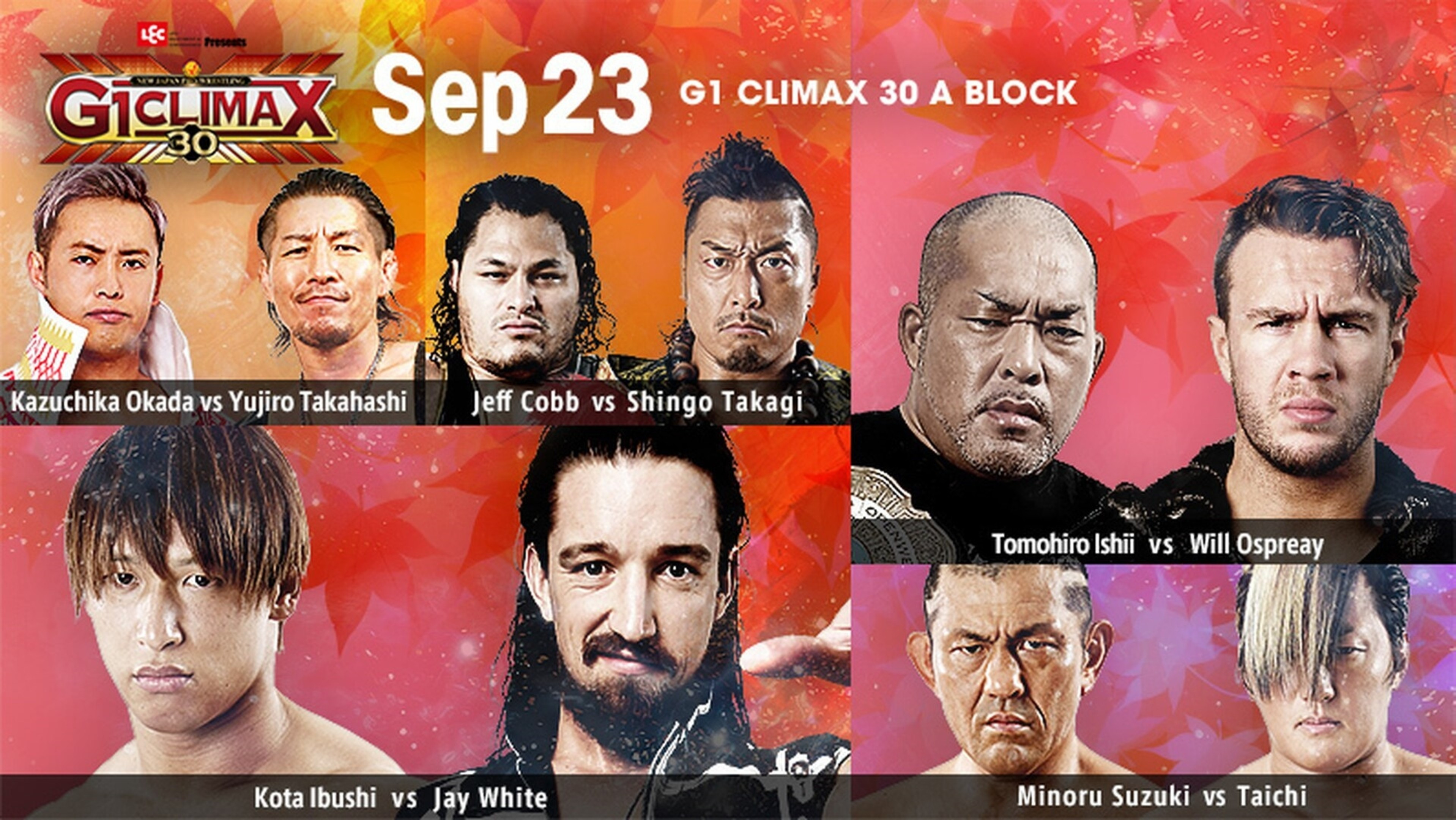Backdrop for NJPW G1 Climax 30: Day 3