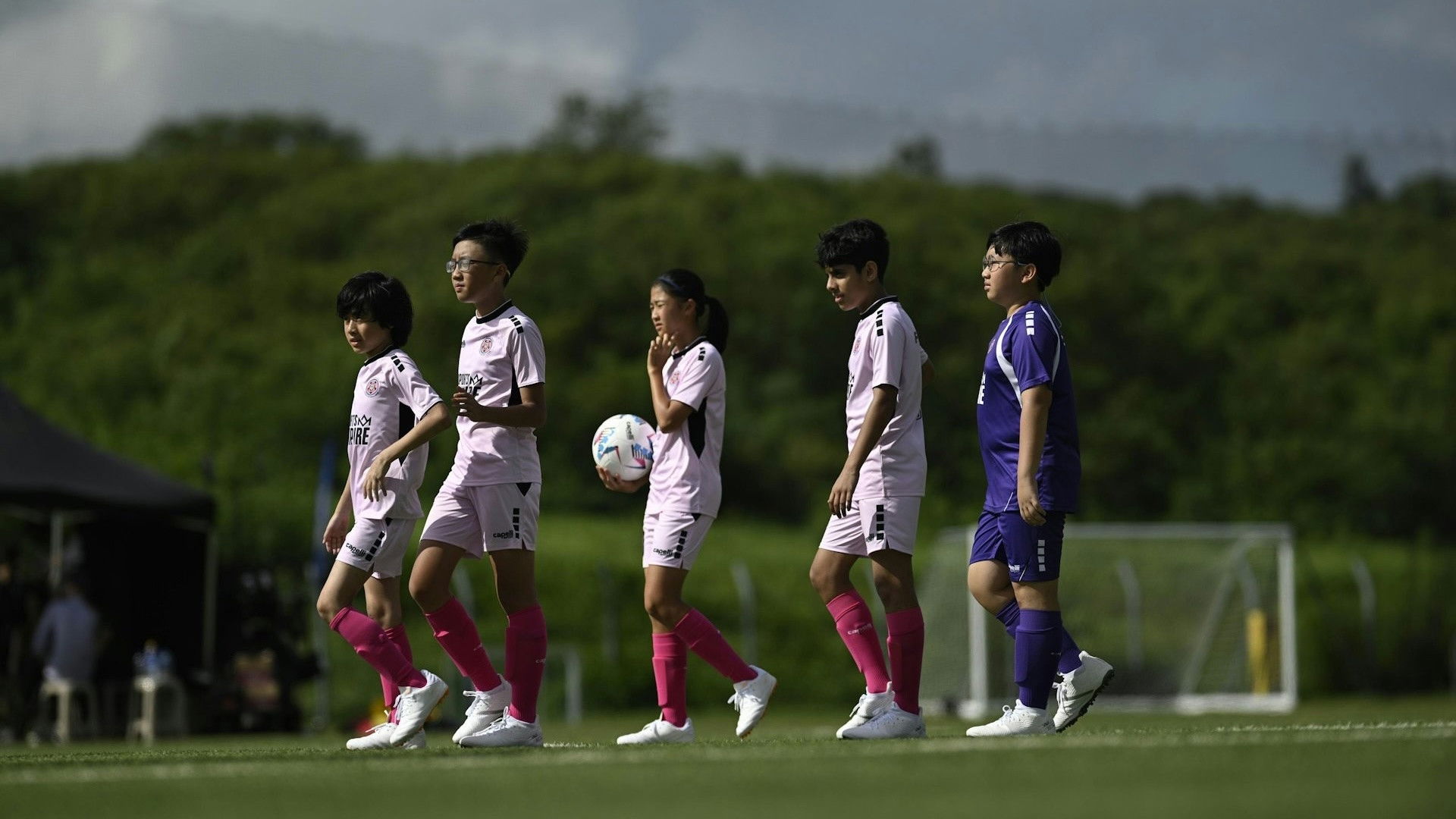 Backdrop for Pass and Goal