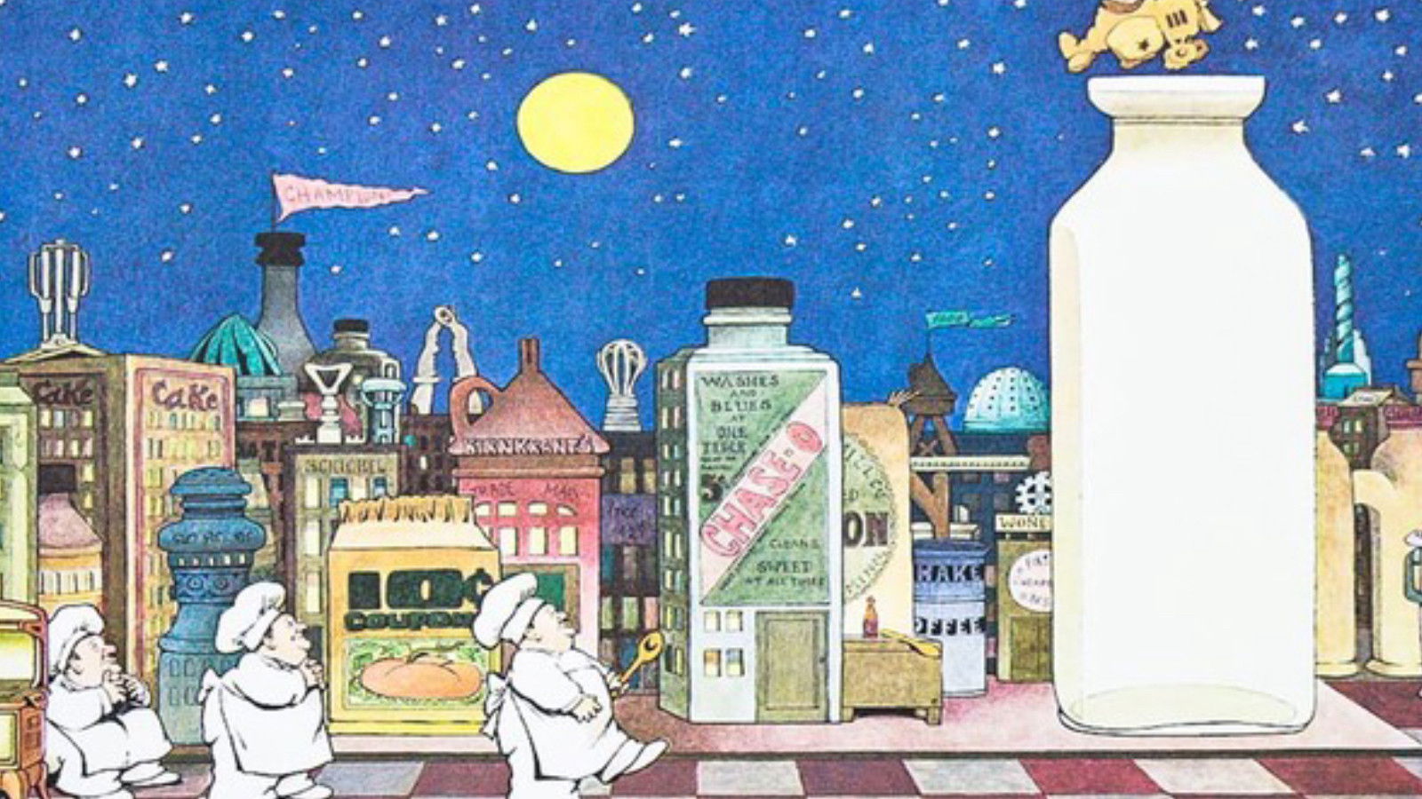 Backdrop for In The Night Kitchen