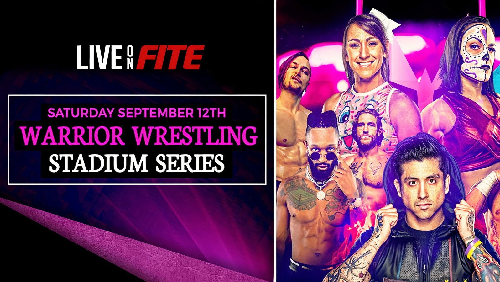 Backdrop for Warrior Wrestling Stadium Series Night 1