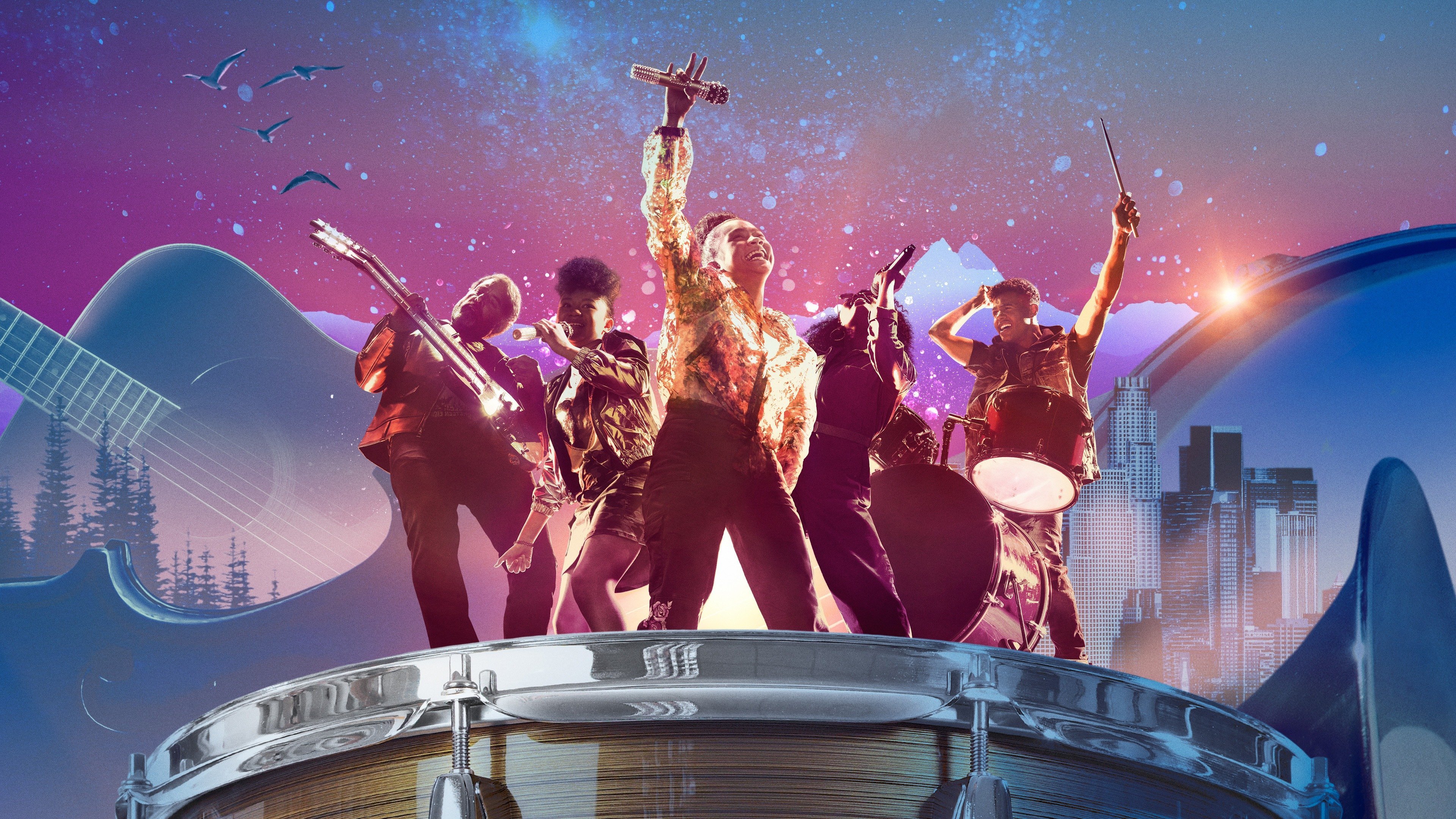 Backdrop for America's Most Musical Family