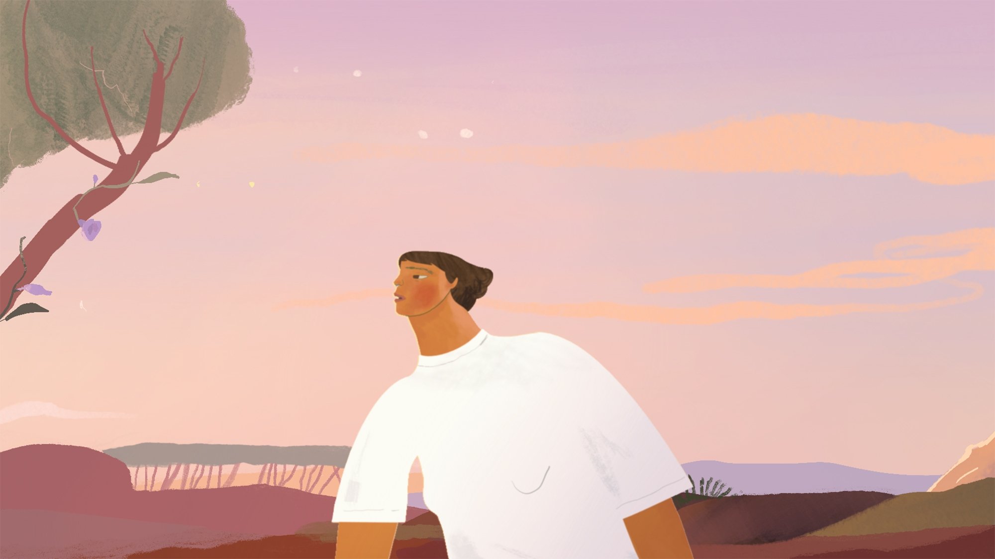 Backdrop for How a River Is Born