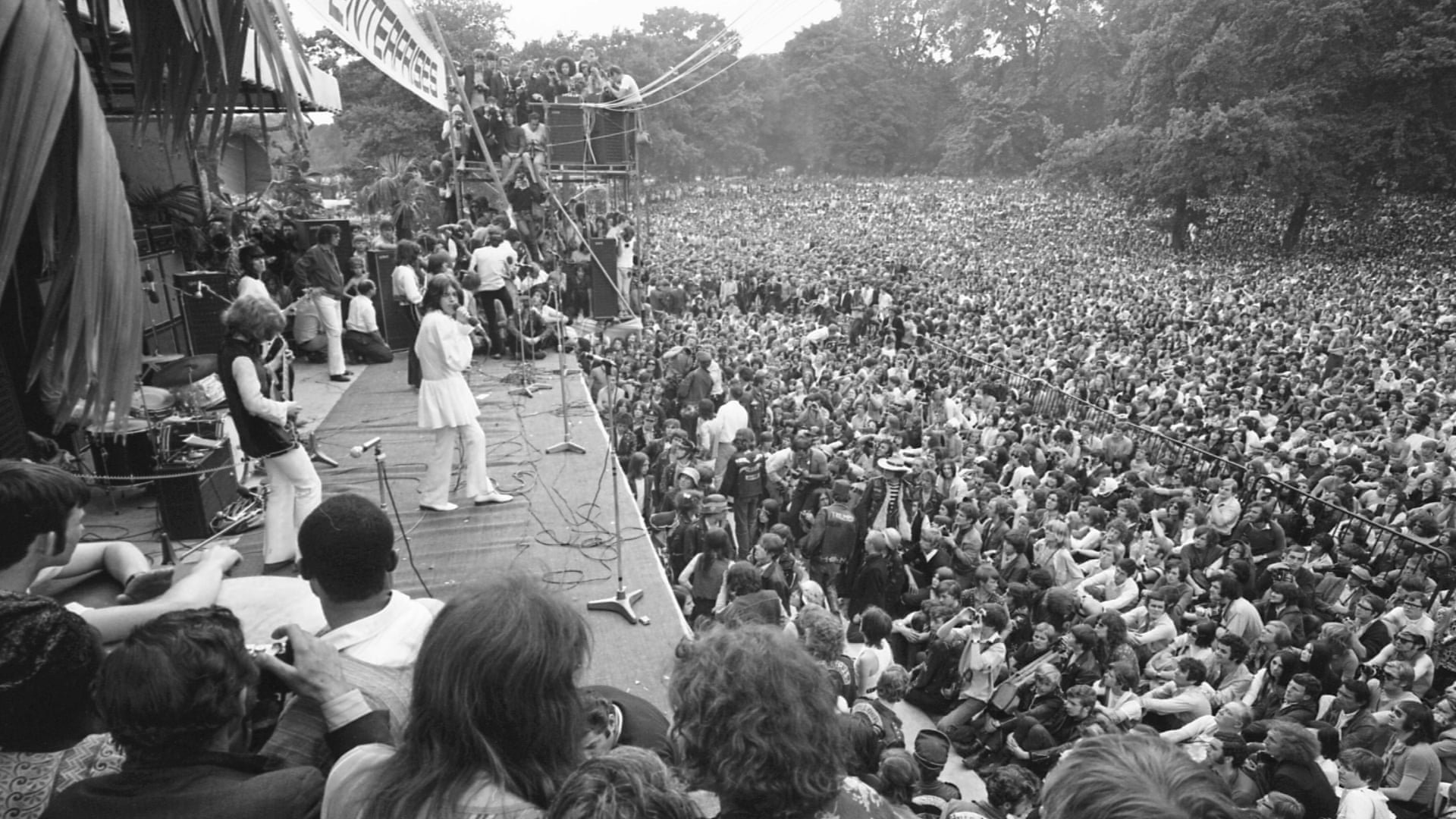 Backdrop for The Stones in the Park