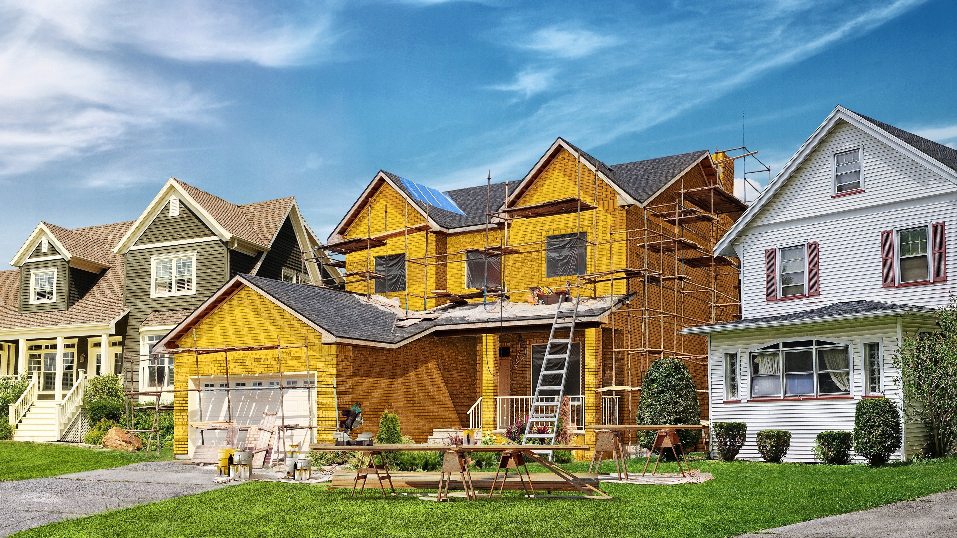 Backdrop for House Hunters Renovation