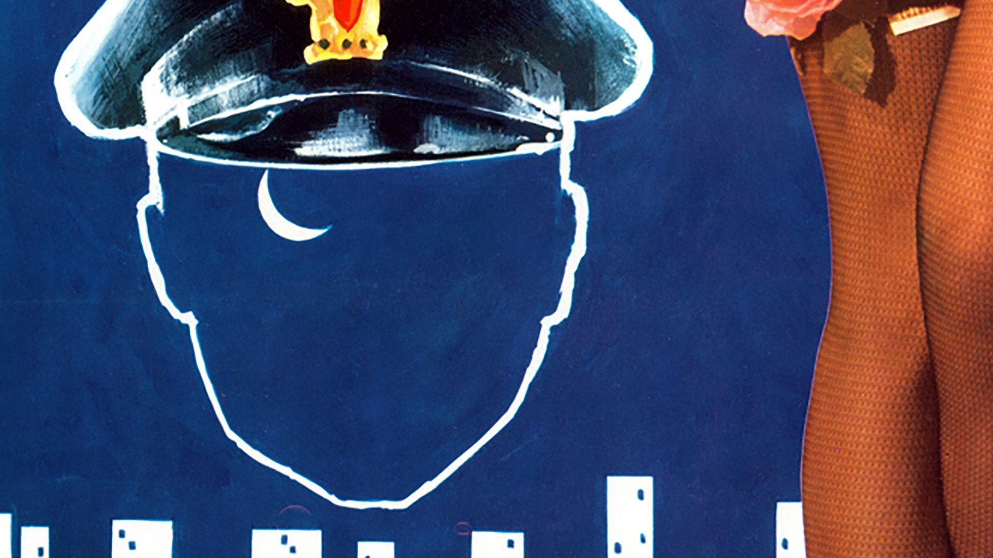 Backdrop for Night Police Station