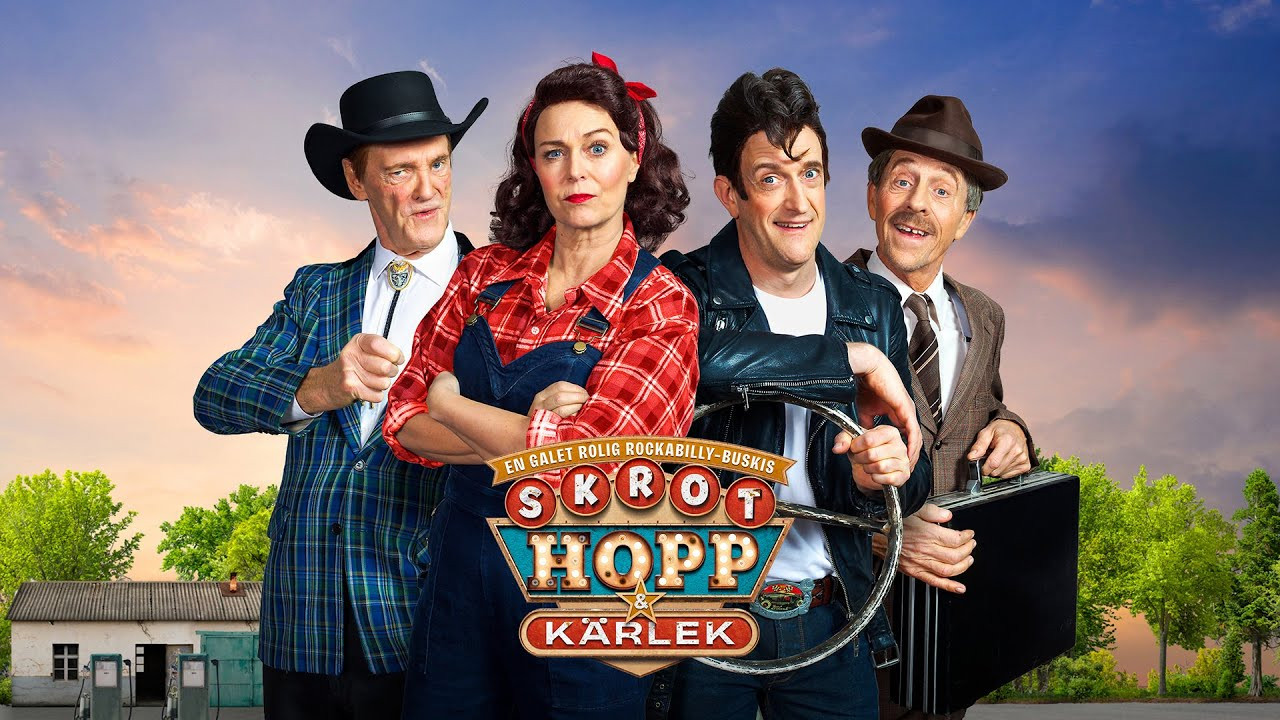 Backdrop for Skrot, hopp och kärlek