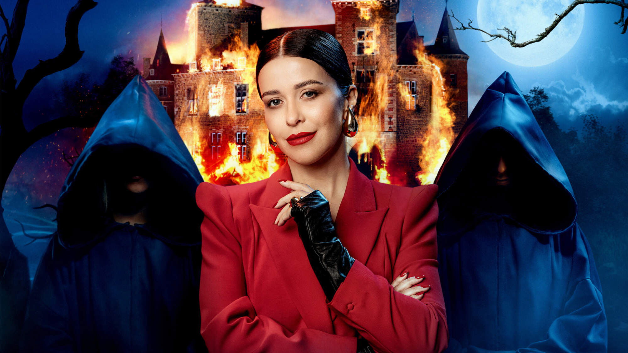 Backdrop for The Traitors. Zdrajcy