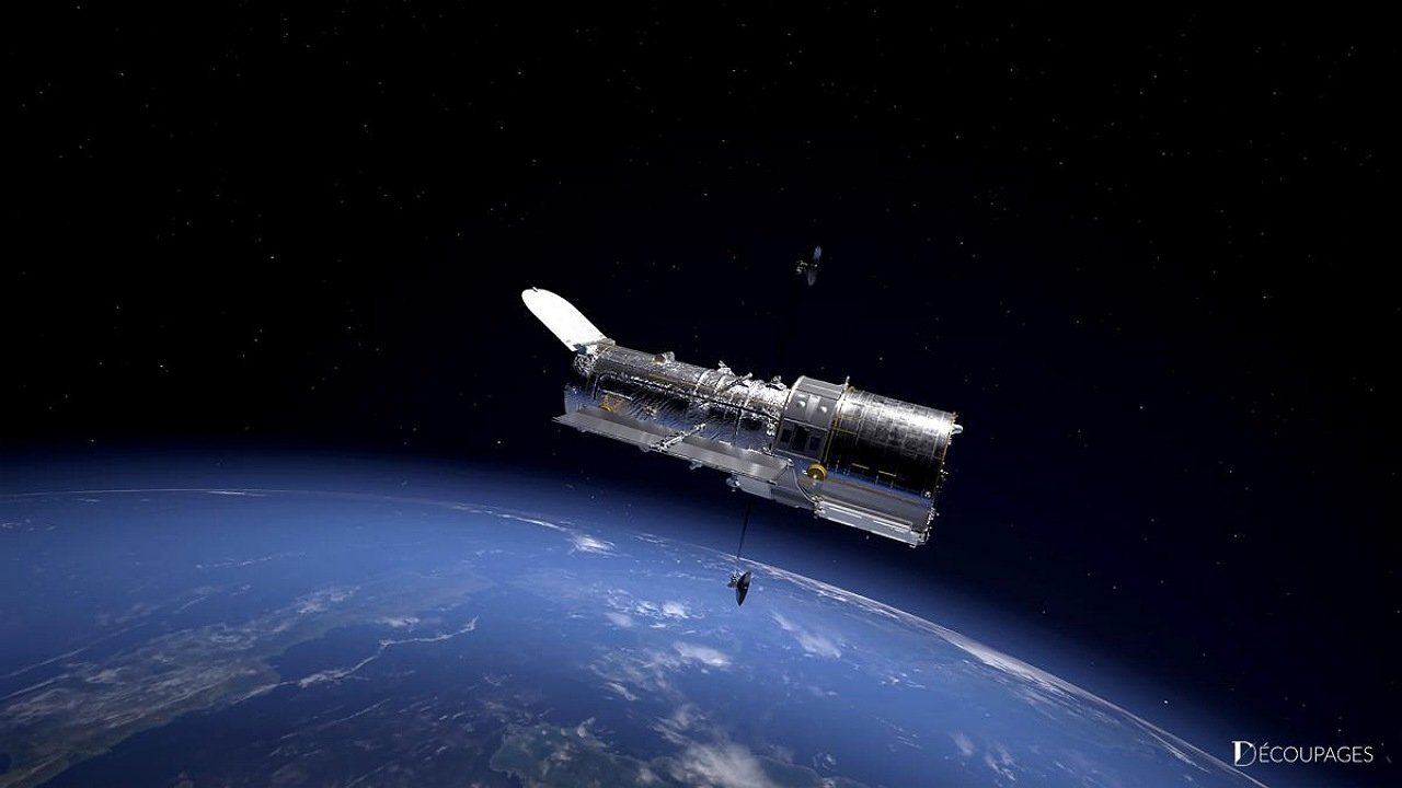 Backdrop for L'odyssée d'Hubble, un œil dans les étoiles