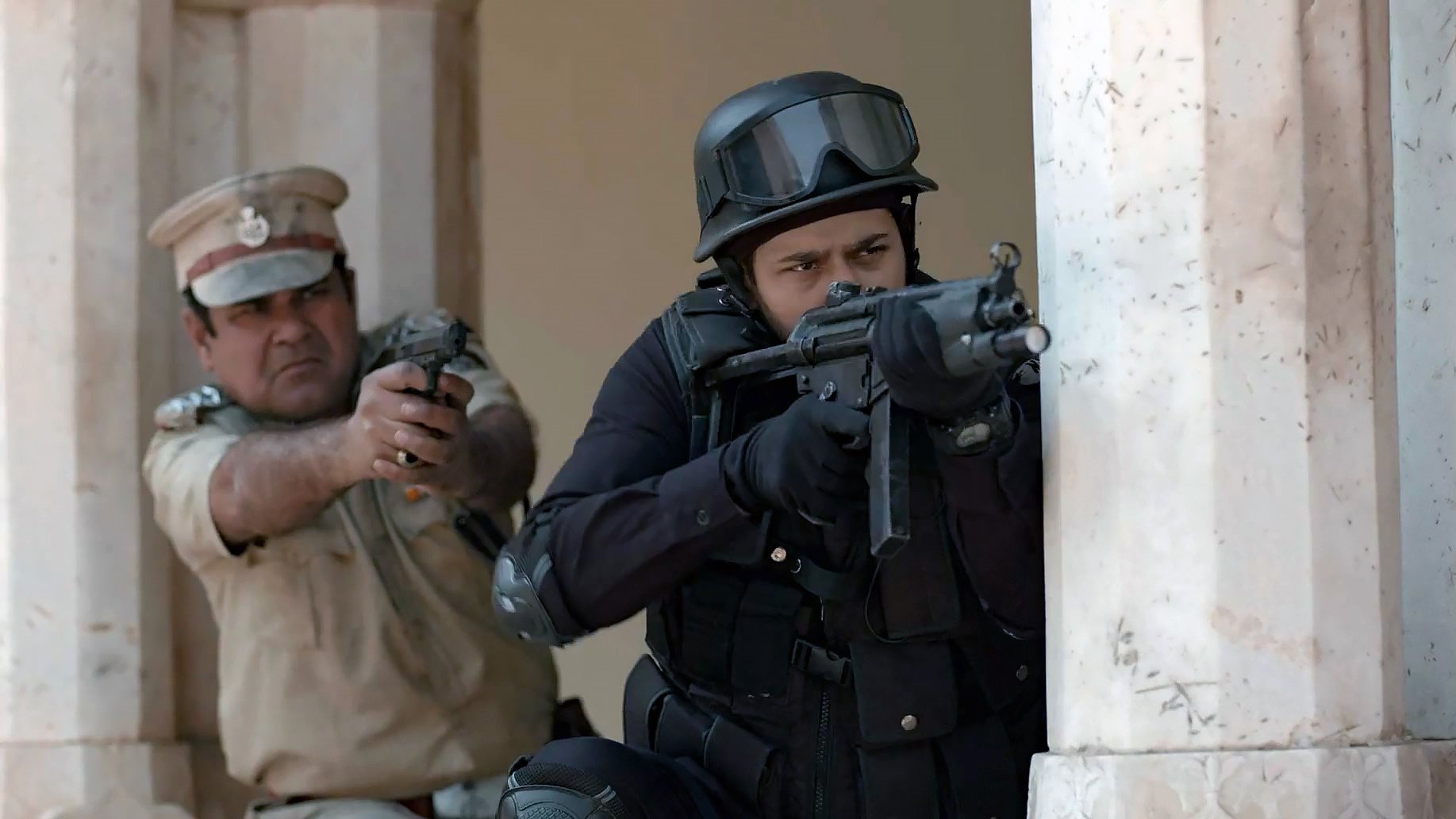 Backdrop for Akshardham: Operation Vajra Shakti